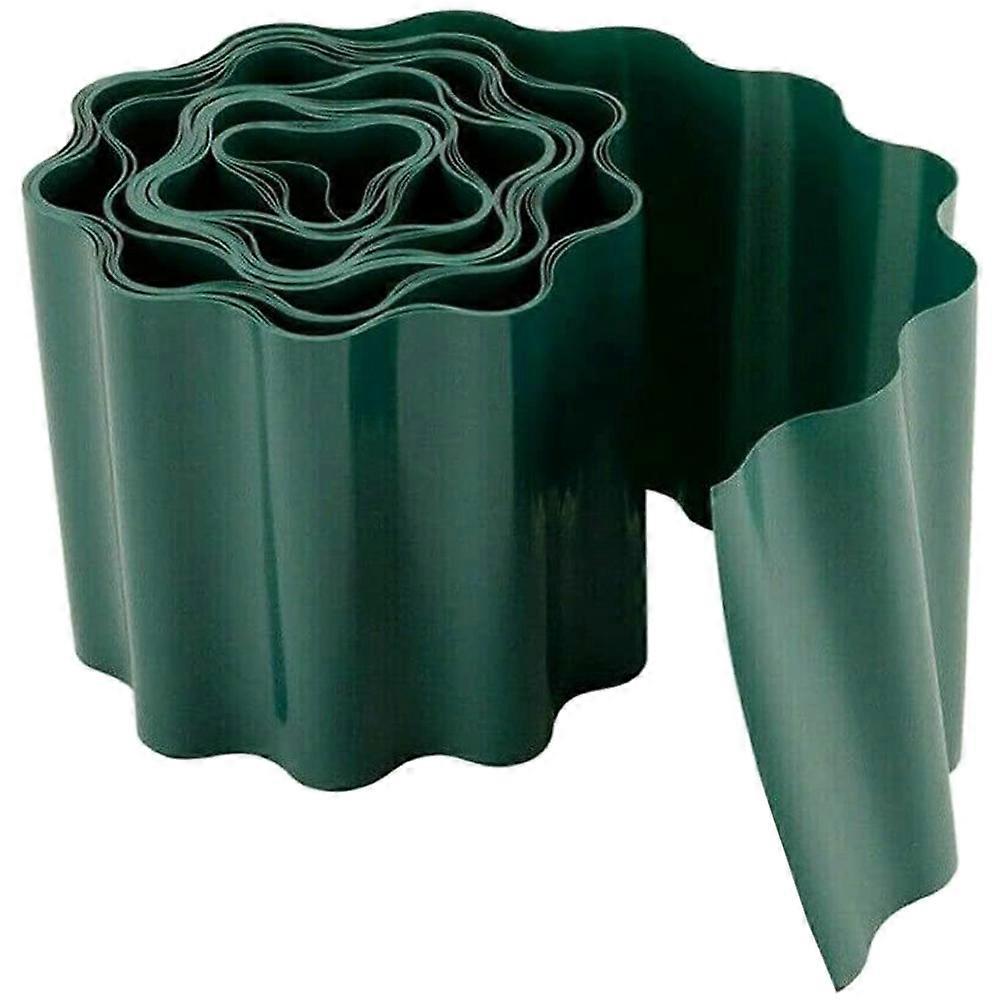 Durable Plastic Garden Fence Edging Border for Lawn Landscape Lightweight Easy to Install for Flower Pots and Courtyards