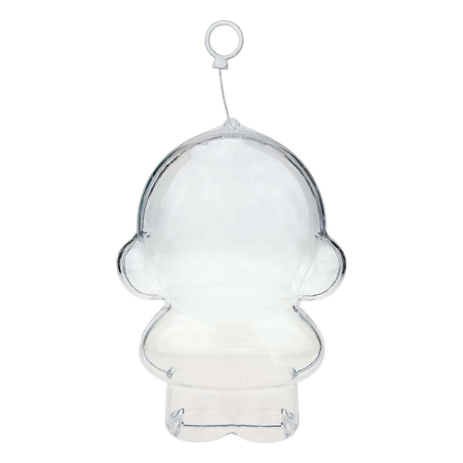 Clear Acrylic Figure Display Case Protective Covers for Blind Box Figures Portable Dustproof Storage Case for 6Inch Doll