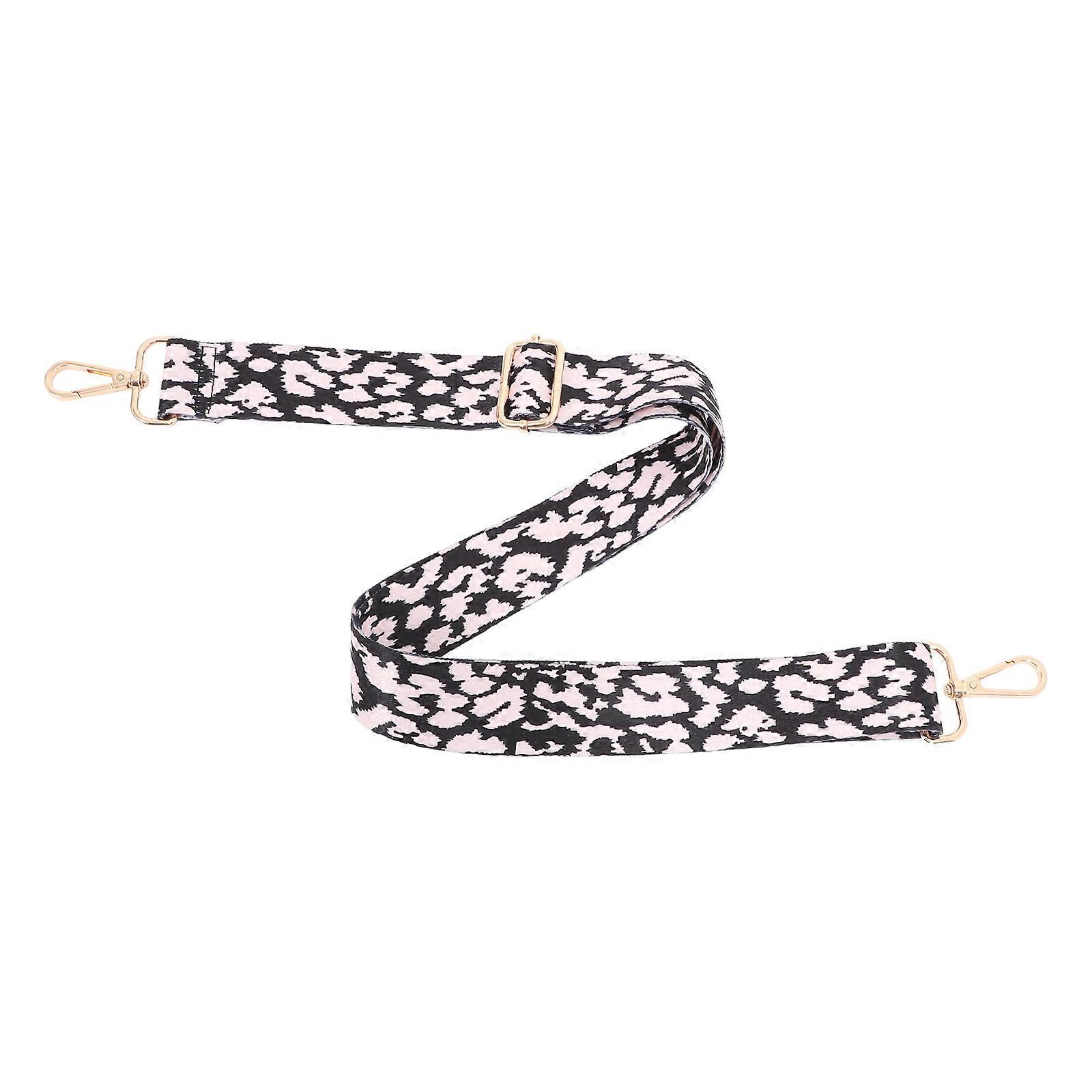 حقيبة واسعة الأشرطة حقائب اليد حزام قابل للتعديل لحقيبة كروس بودي الوردي السنانير الذهبي مريحة 1 مجموعة