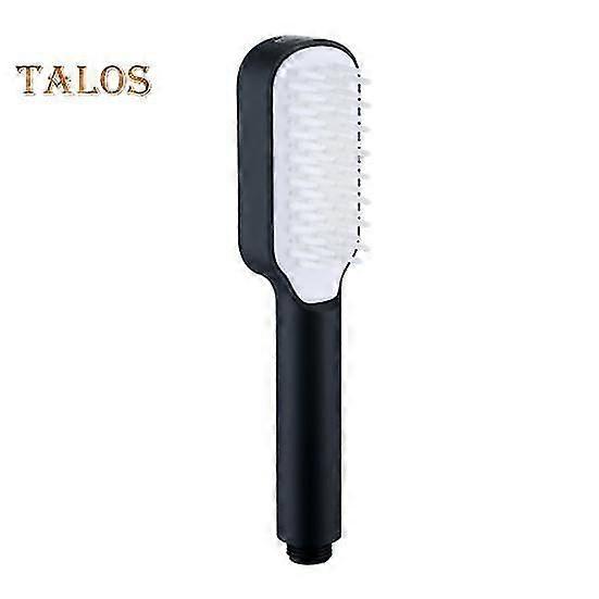 Shower Spray Head High Pressure Comb Shape Scalp Massage Large Water Capacity Anti-clock Strong Water Force Bathroom Nozzle