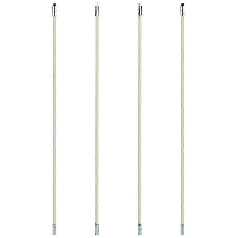 4pcs Professional Chimney Cleaning Brush Rods Practical Dryer Vent Brush Rods