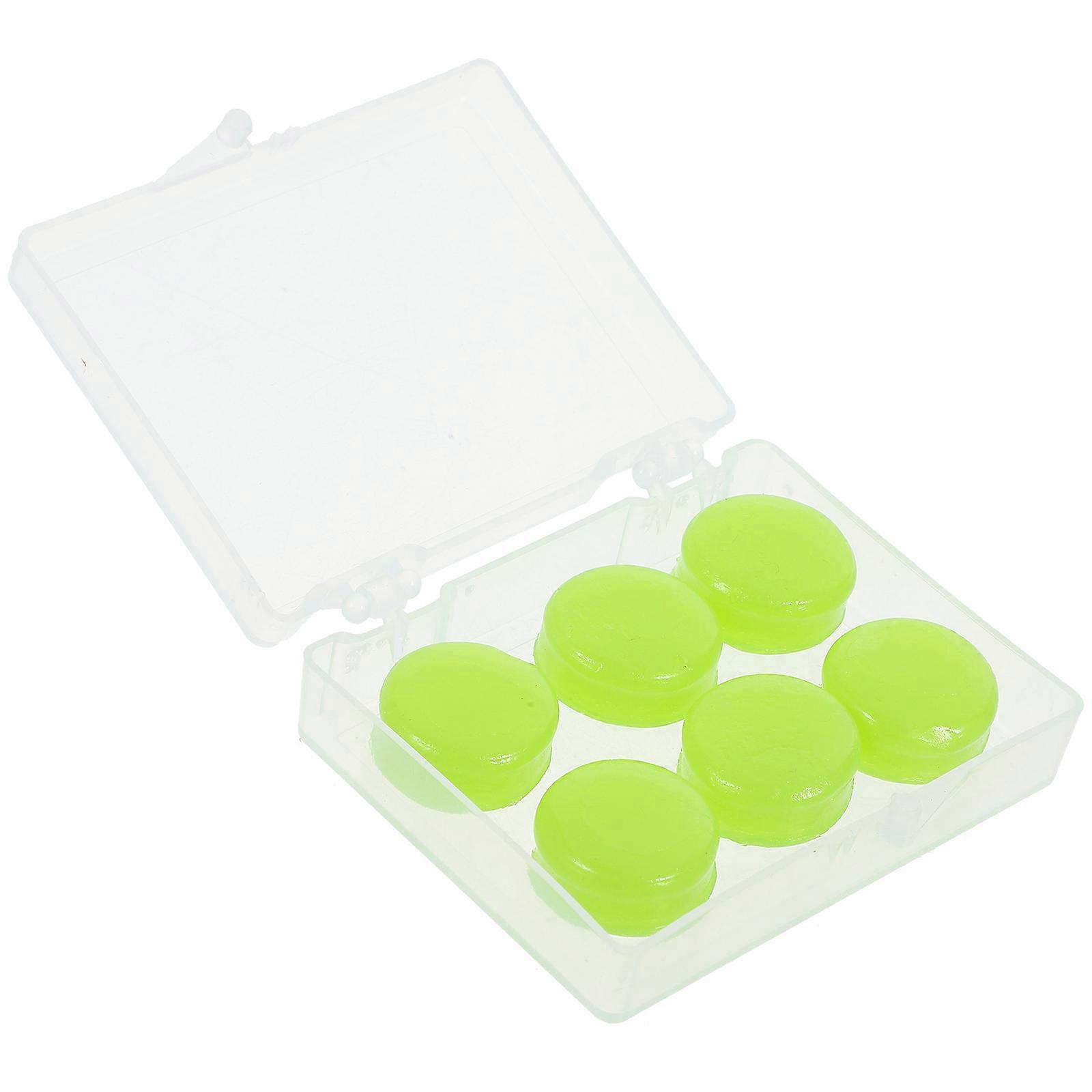 3 Pairs Reusable Silicone Ear Plugs for Noise Reduction – Comfortable for Travel, Swimming, Concerts with Soft Design and Easy Storage Case