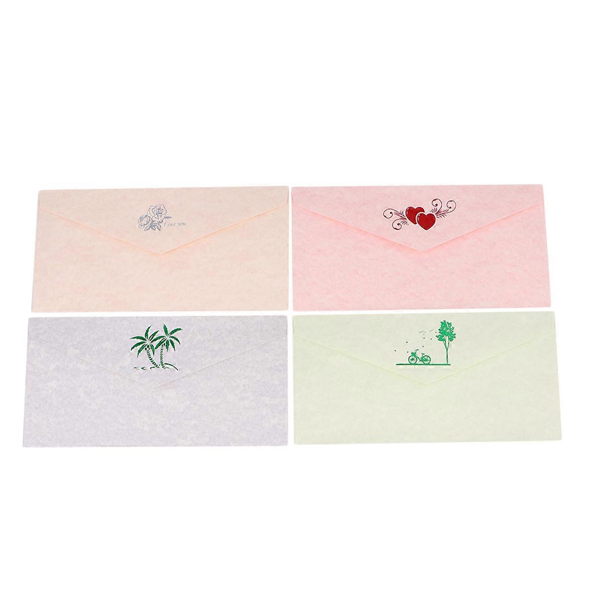 Envelope For Greeting Letter Envelopes Light Pink 21x11cm Rectangular Storage 16Pack