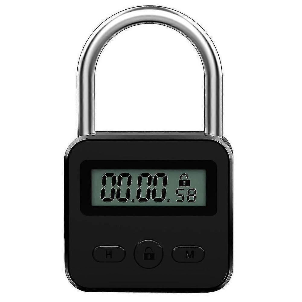 Metall-Timer-Schloss LCD-Display Multifunktions-elektronische Zeit 99 Stunden Max Timing USB wiederaufladbare Ti