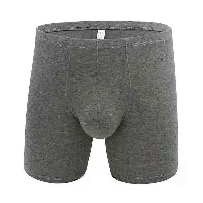 Men's Legs Trunks Bamboo Fiber Antibacterial Extended Casual Sports Panties Comfy Sweat Absorp Bulge Pouch Boxer Shorts EUR Size