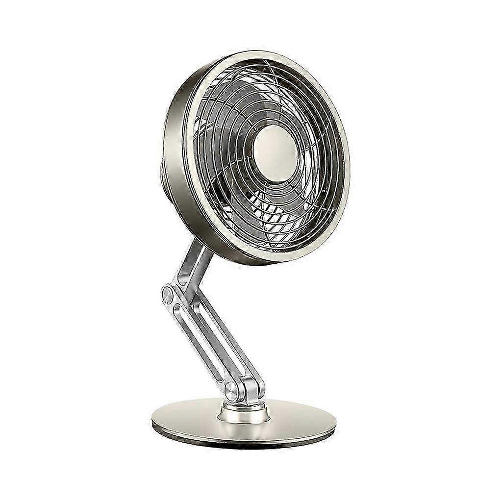 USB Desk Fan with Strong Airflow & Quiet Operation, 3-Speed Adjustable Small Fan for Office or Home Use