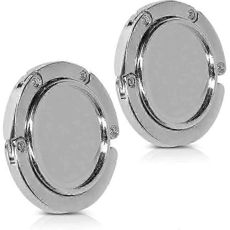 Foldable Metal Handbag Hanger - Bag Holder for Table or Desk - Suitable for Small Objects (2pcs)