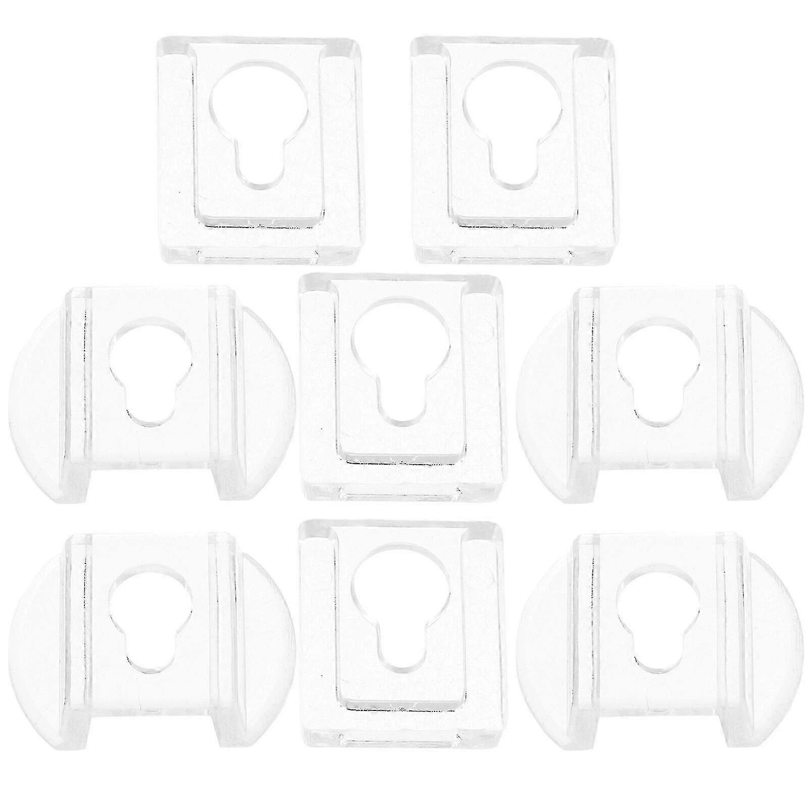 8pcs Picture Hanging Interlocking Hook Mirror Mounting Clip Tool Accessory