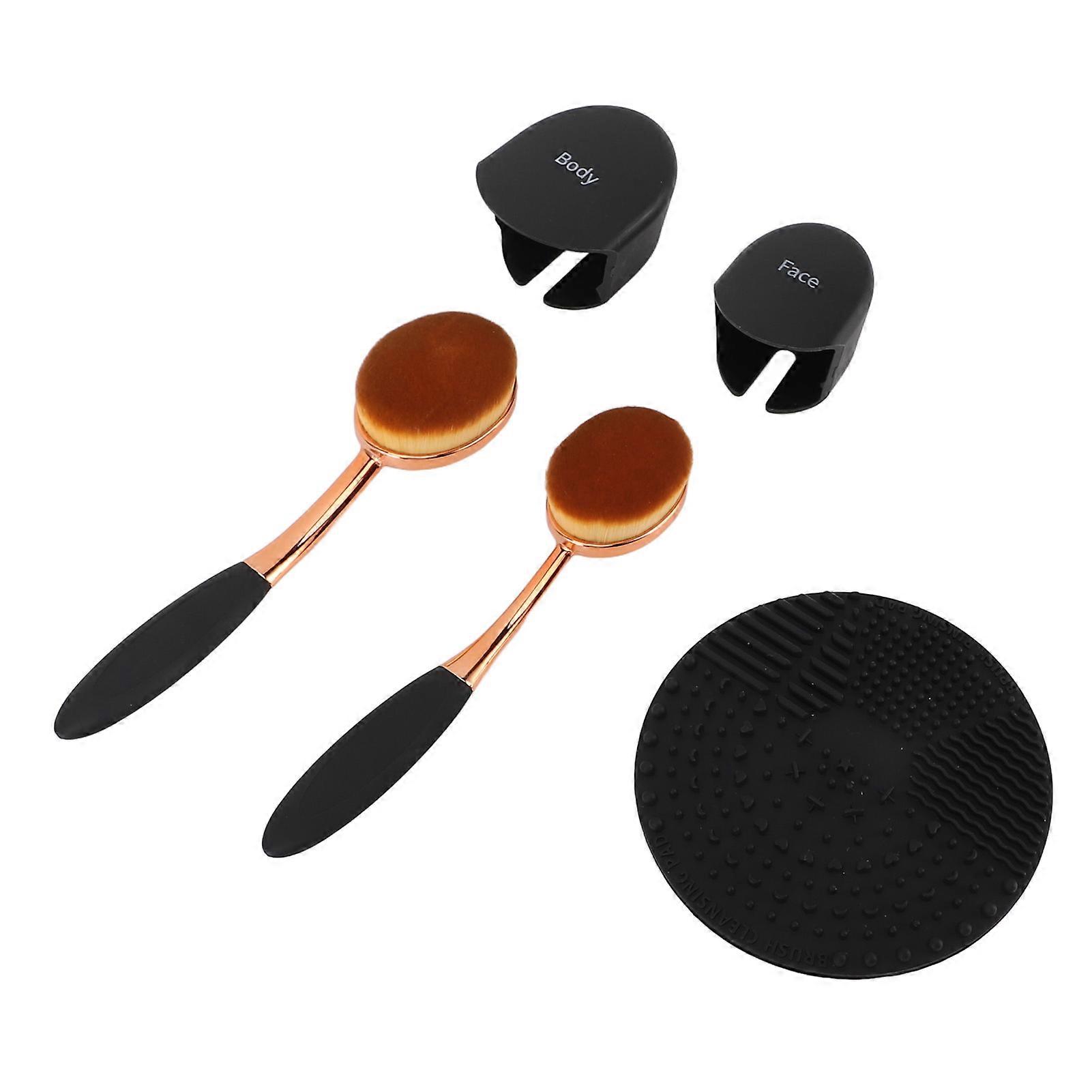 2pcs Sunscreen Brush Set with Protective Covers