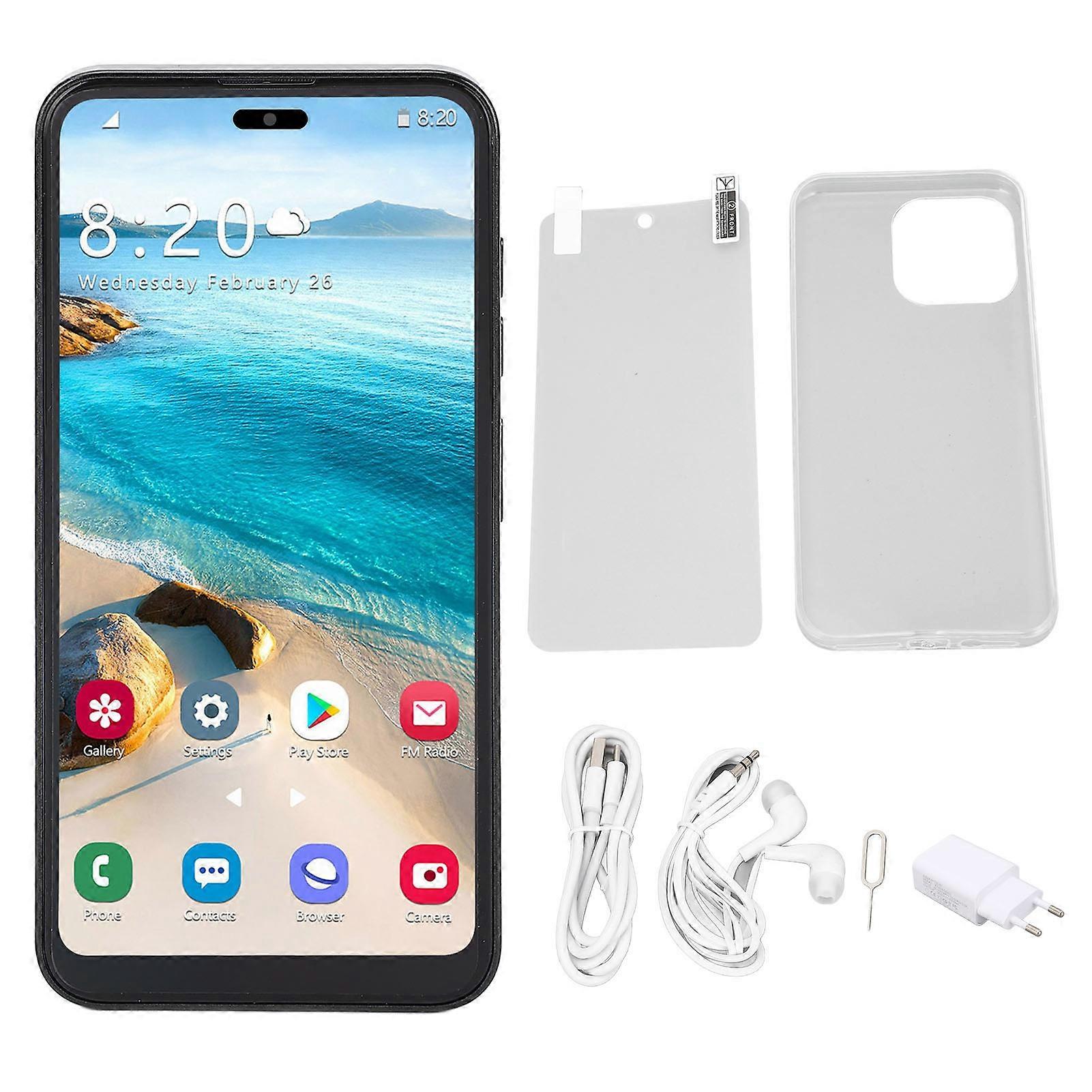 6.5" Android 11 Smartphone - 4GB RAM, 64GB ROM, 5000mAh, 4G, Face Recognition