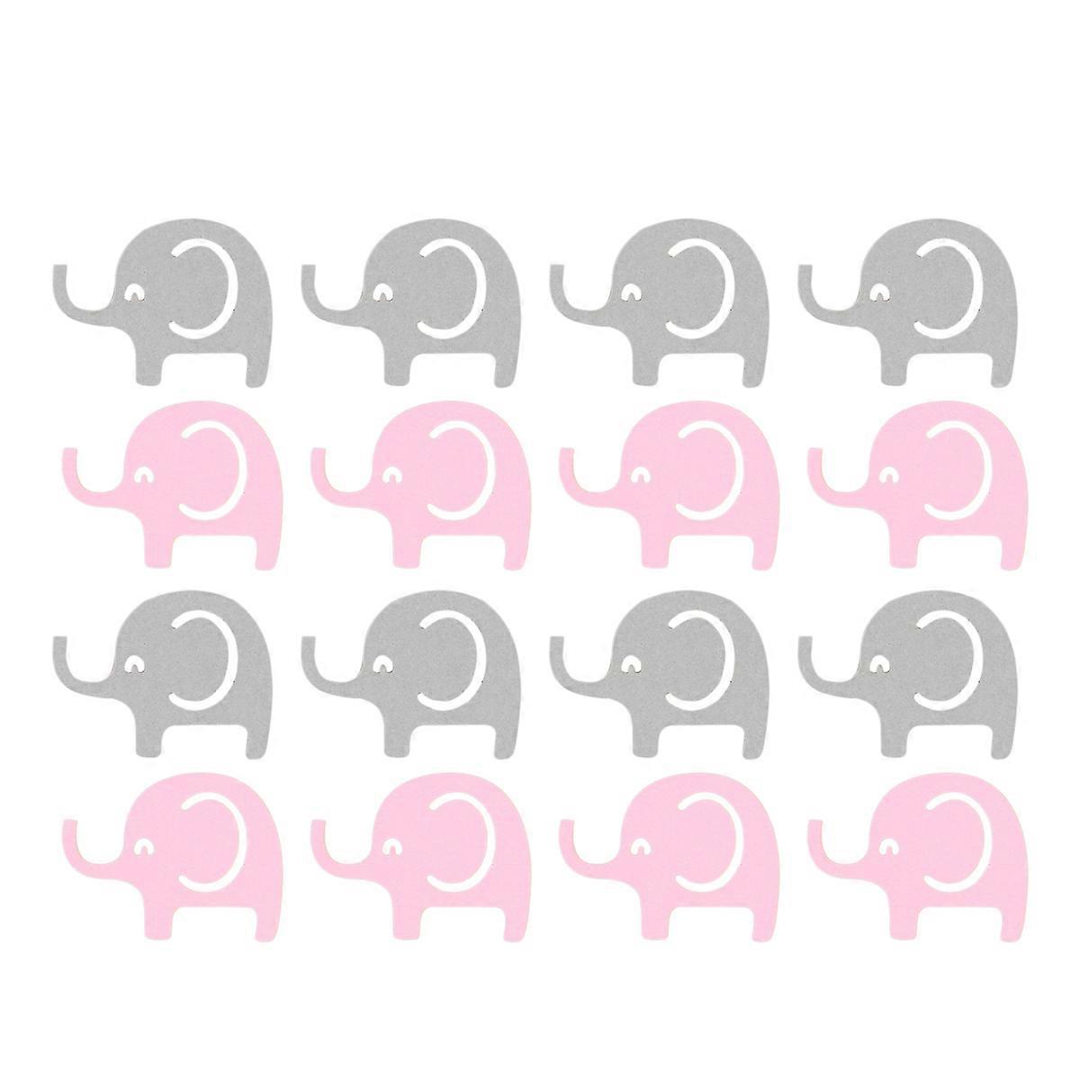 Table Scatter Decorations Animal Paillette Set Pink Grey Paper 2Pack For Theme Party Ornaments