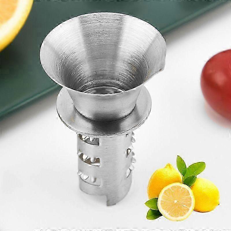 Stainless Steel Manual Lemon Juicer Squeezer, Easy Squeeze Small Hand Juicer and Reamer, Hand Citrus Juicer and Lemon Pourer, Screw Limes squeezer