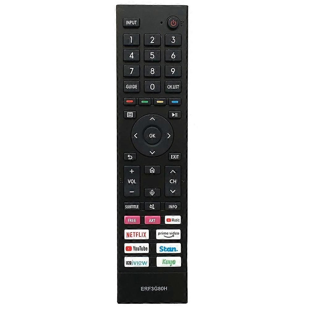 ERF3G80H Plastic Remote Control for Hisense TV Replacement Remote