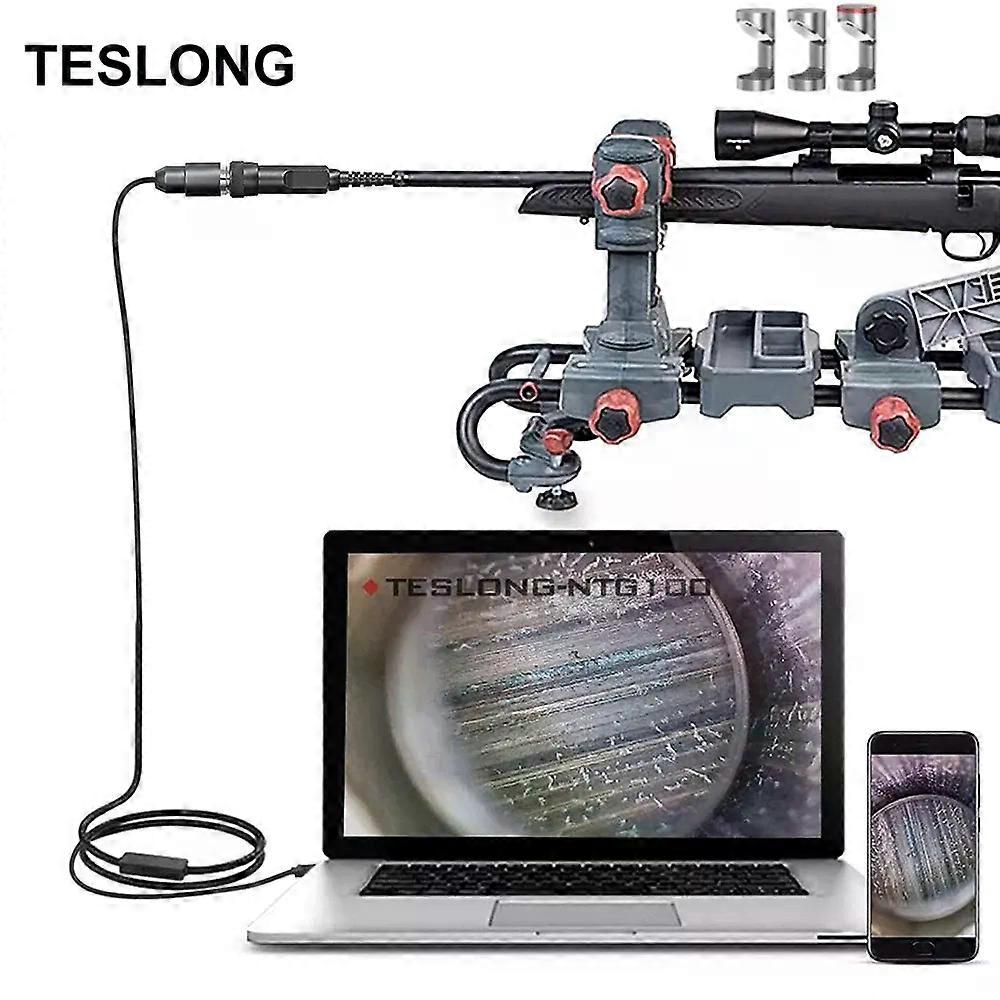 Stand TESLONG NTG100 5mm Diameter Rifle Borescope Camera Digital Hunting Cleaning Scope for Above 20 Caliber
