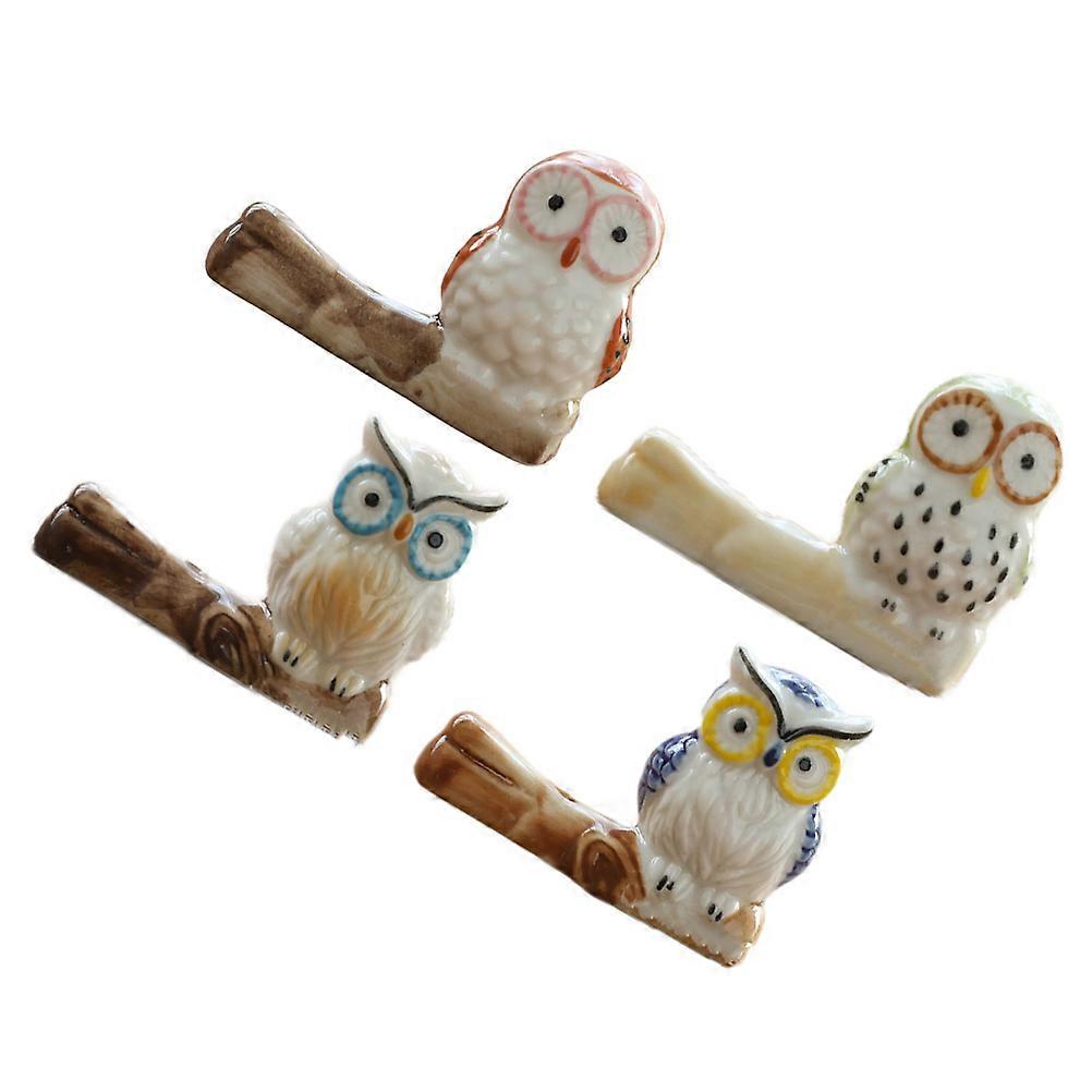 Handmade Ceramic Holder Stand Incense Burner Stands 5.2x4cm 4Pcs