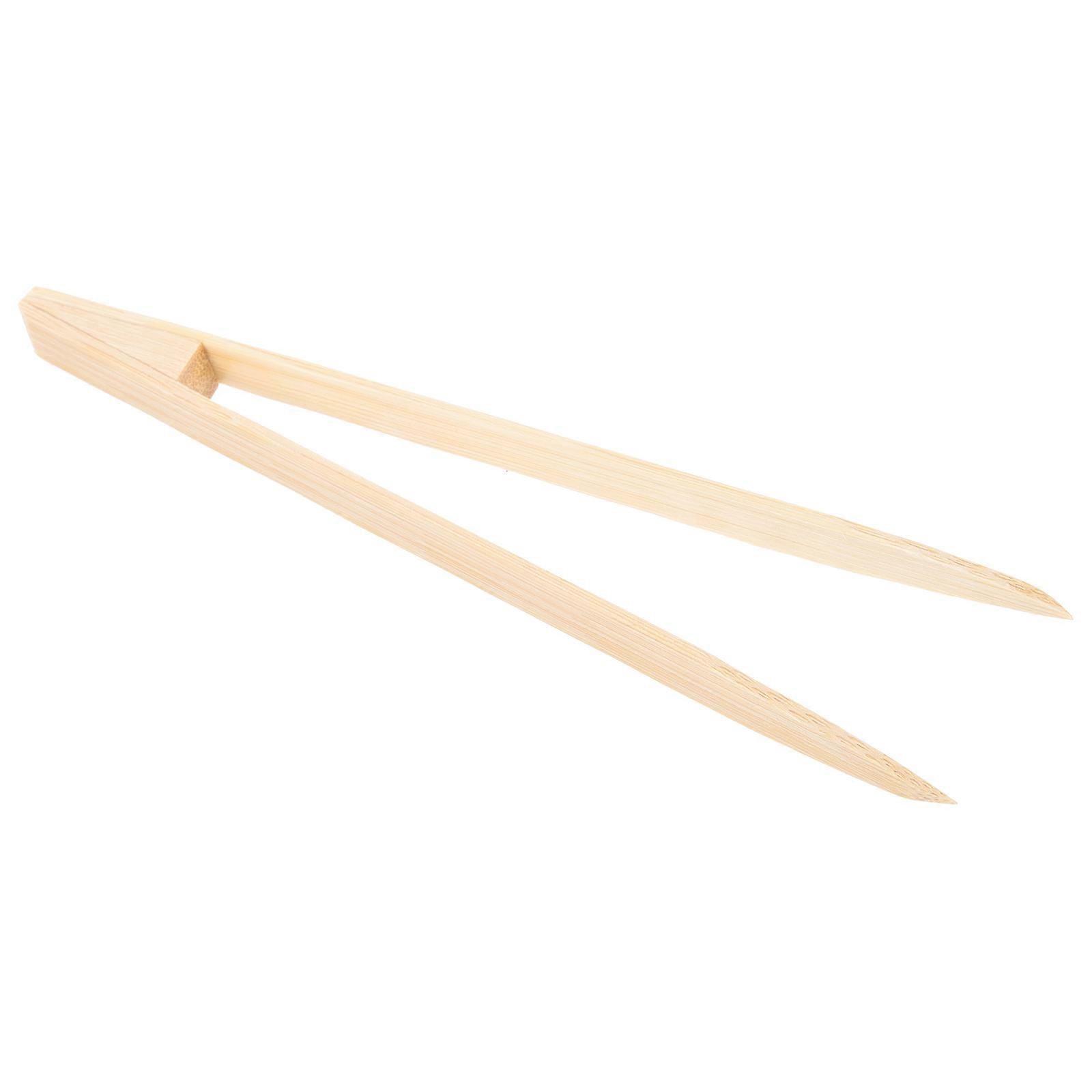 Lightweight Static Bamboo Reptile Feeding Tongs, Wear Resistant Tweezers for Lizards, Geckos, Snakes, and Small Pets – Comfortable Grip Tool for