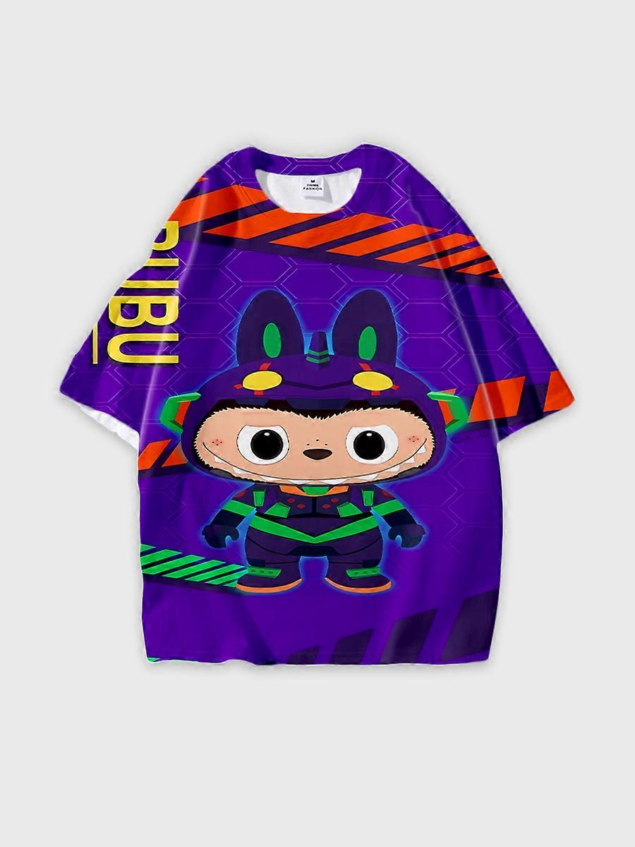 T-shirt round neck Pattern loose short sleeve JW6476