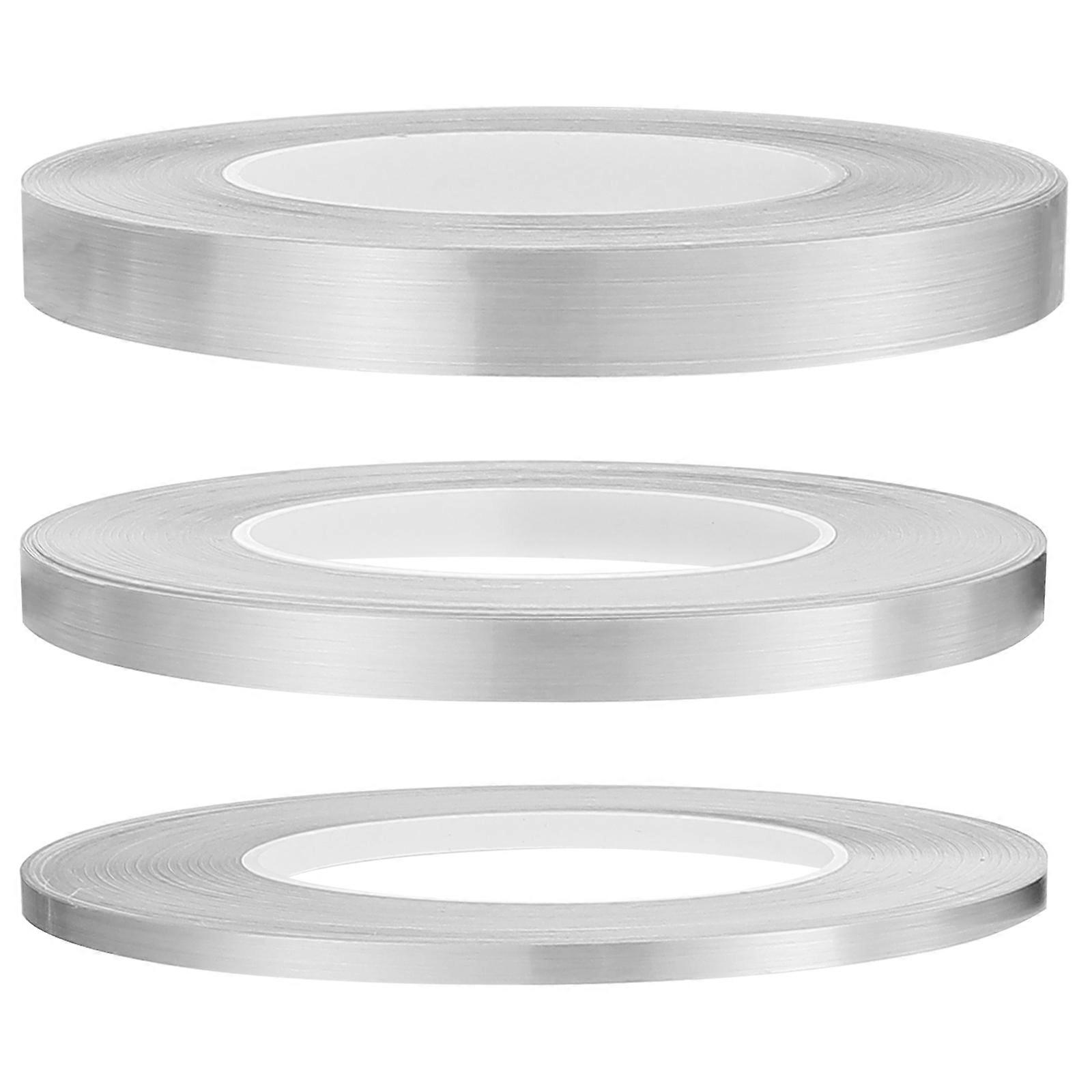 Caulk Strips For Bathroom Waterproof Tile Seam Sticker Wall Floor Baseboard Silver 5000x1.5cm Oilproof Decorative 3Set