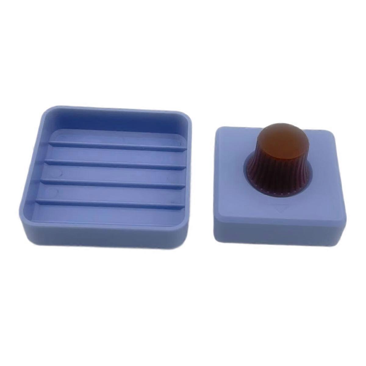 Build Plate Cleaner Microfiber Holder,Printer Build Plate Cleaner, for 3D Build Plate Gray Blue