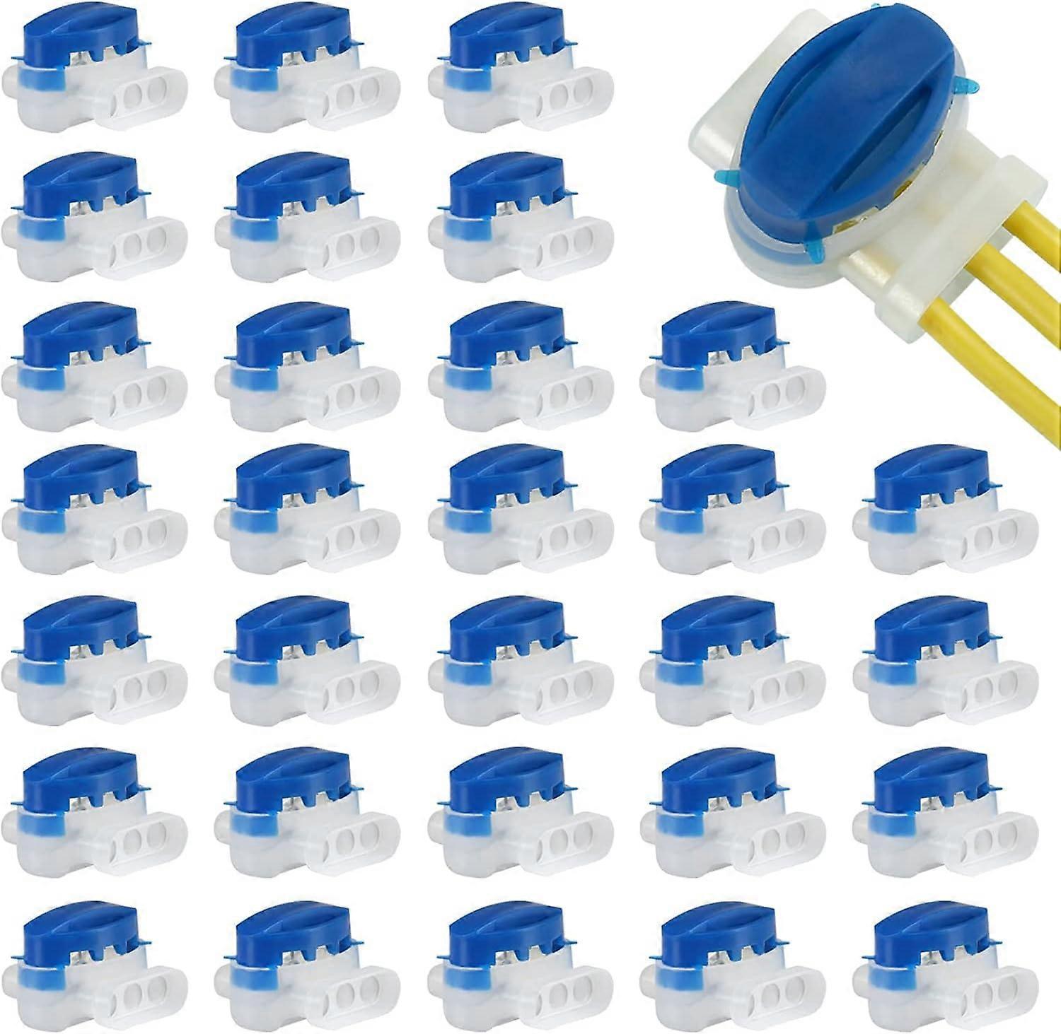 Waterproof Electrical Connector 30 Pcs Robot Lawn Mower Cable Connector Filled with Resins Robot Lawn Mower Connector Waterproof Connector for Robot L