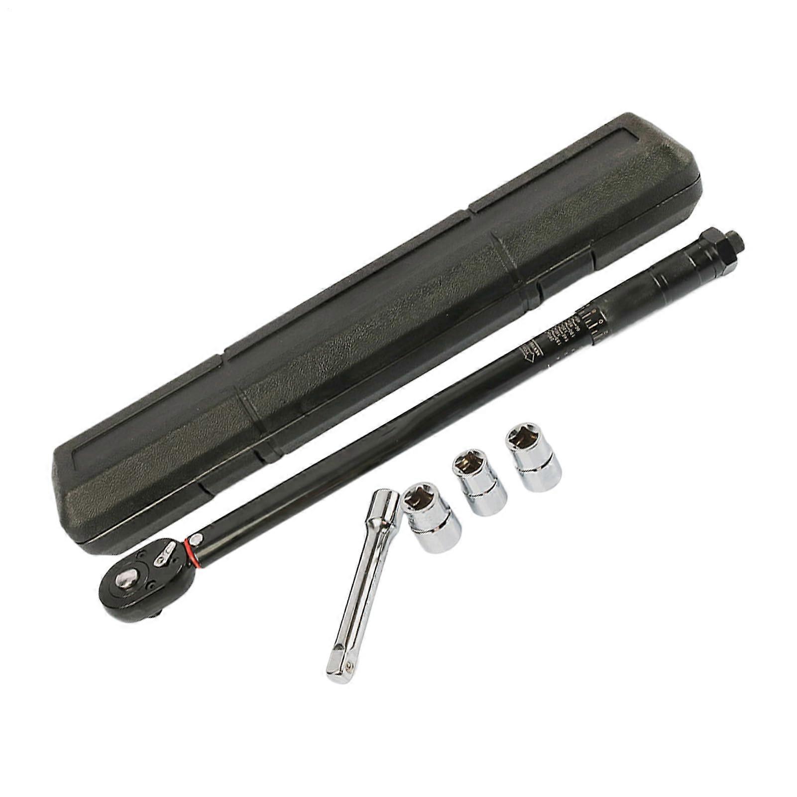 1/2 Inch Torque Wrench, Ratchet Socket Wrench Set for Bicycle, Plumbing, Construction