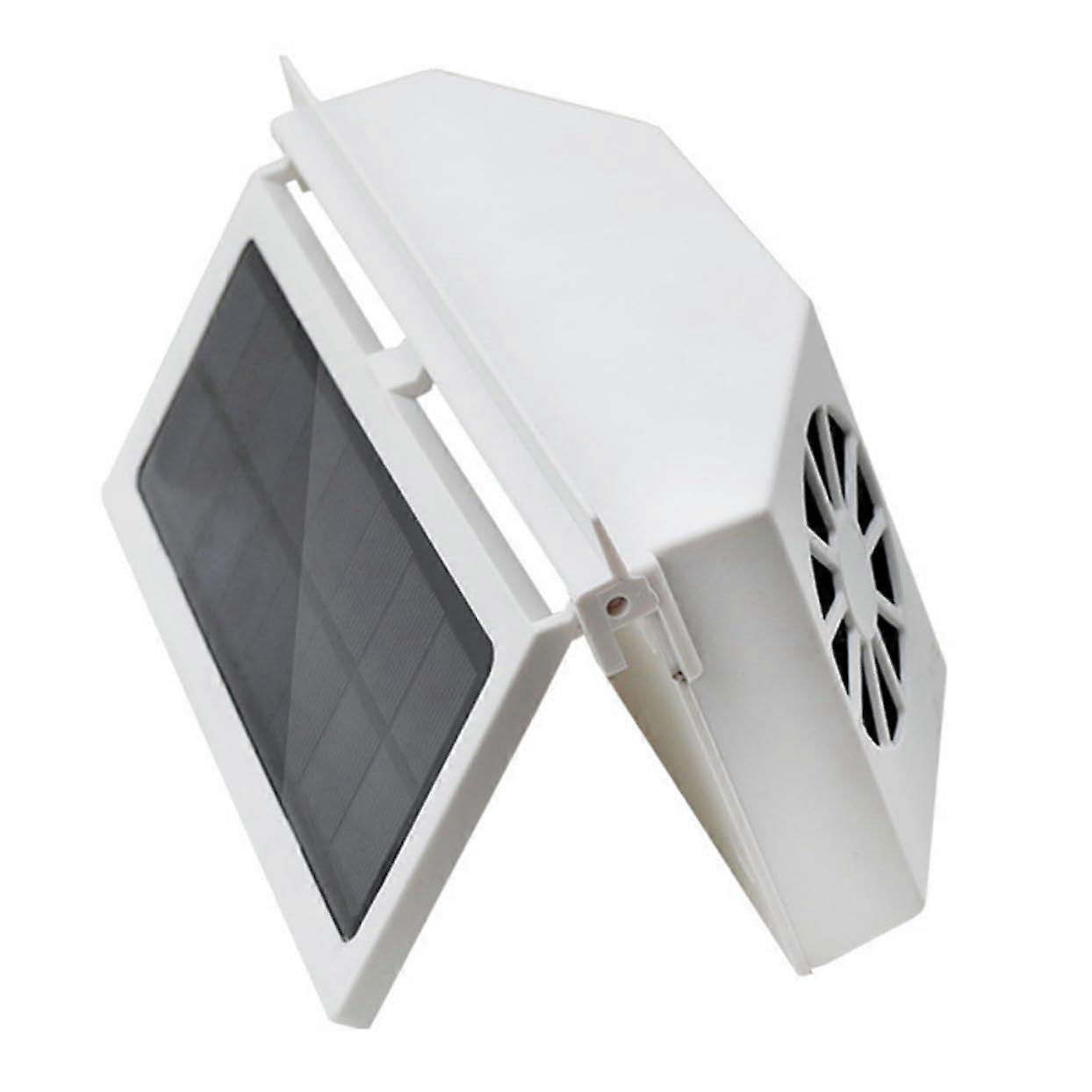 Solar Extractor Fan for Car - Solar Powered Pet Odour Removal Fan, Compact Design for All Vehicle Models