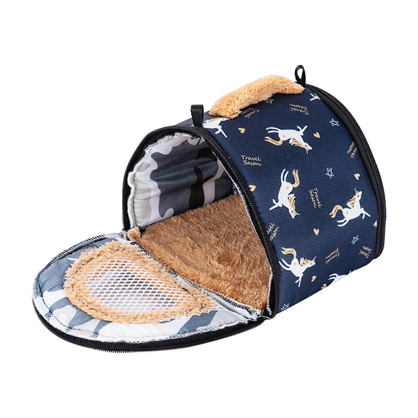 Hamster Carrier Bag – Portable Hedgehog Carrier Bag for Outgoing Cages – Carrying Bag with Hand Loop, Hamster Travel Cage for Small Animals, Size L