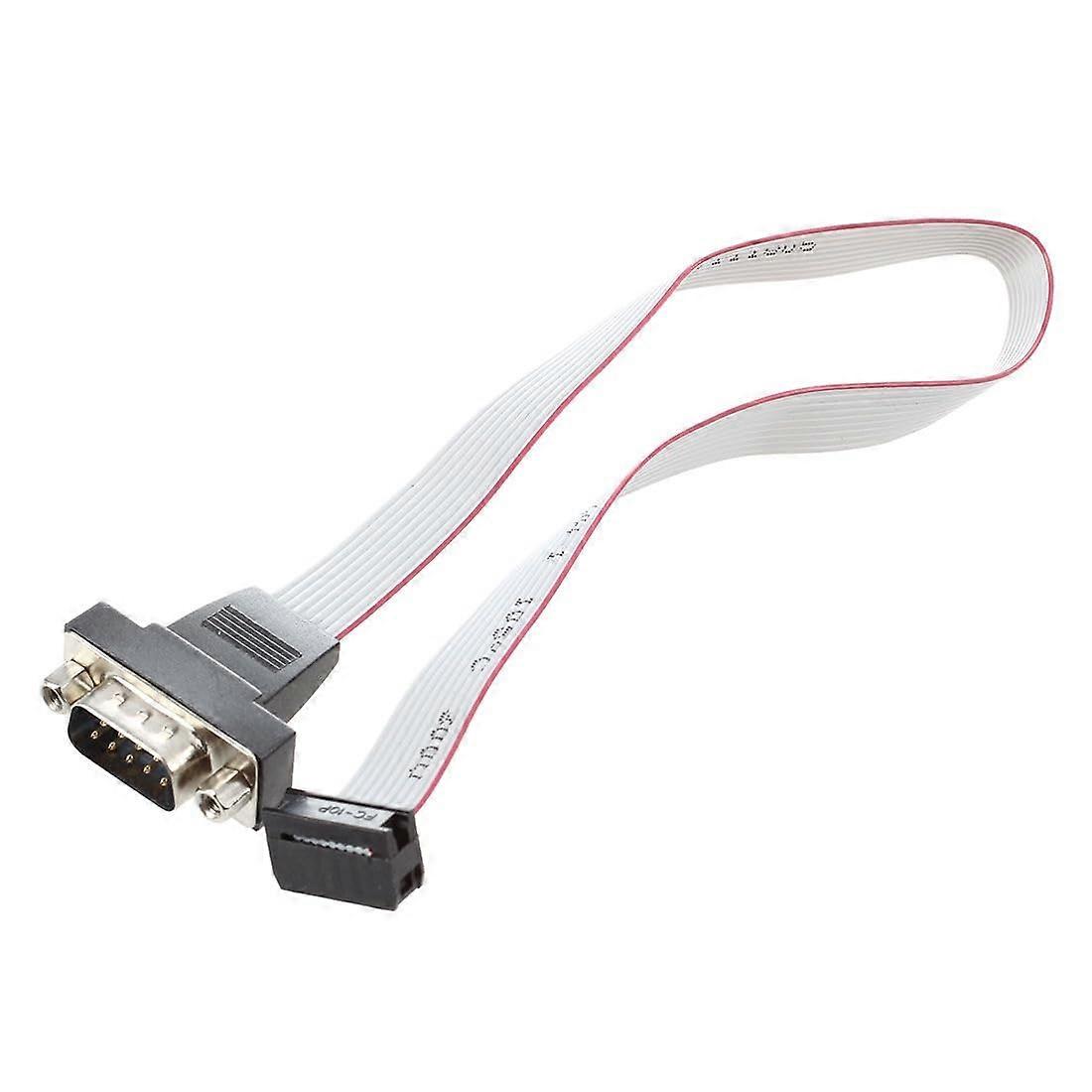 Auto parts DB9 RS232 to 10pin flat ribbon cable connector adapter