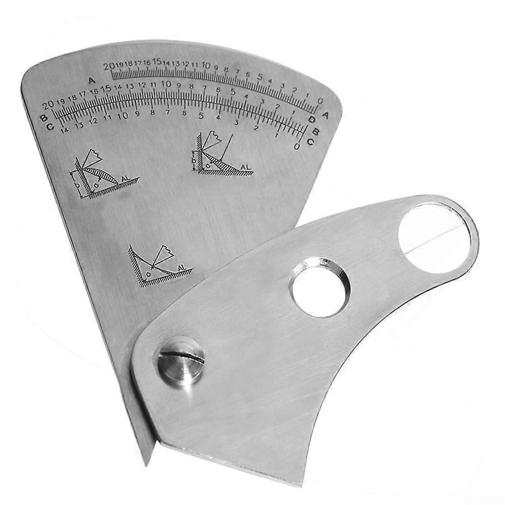 Essential tool for professionals, stainless steel welding gauge for precise inspections