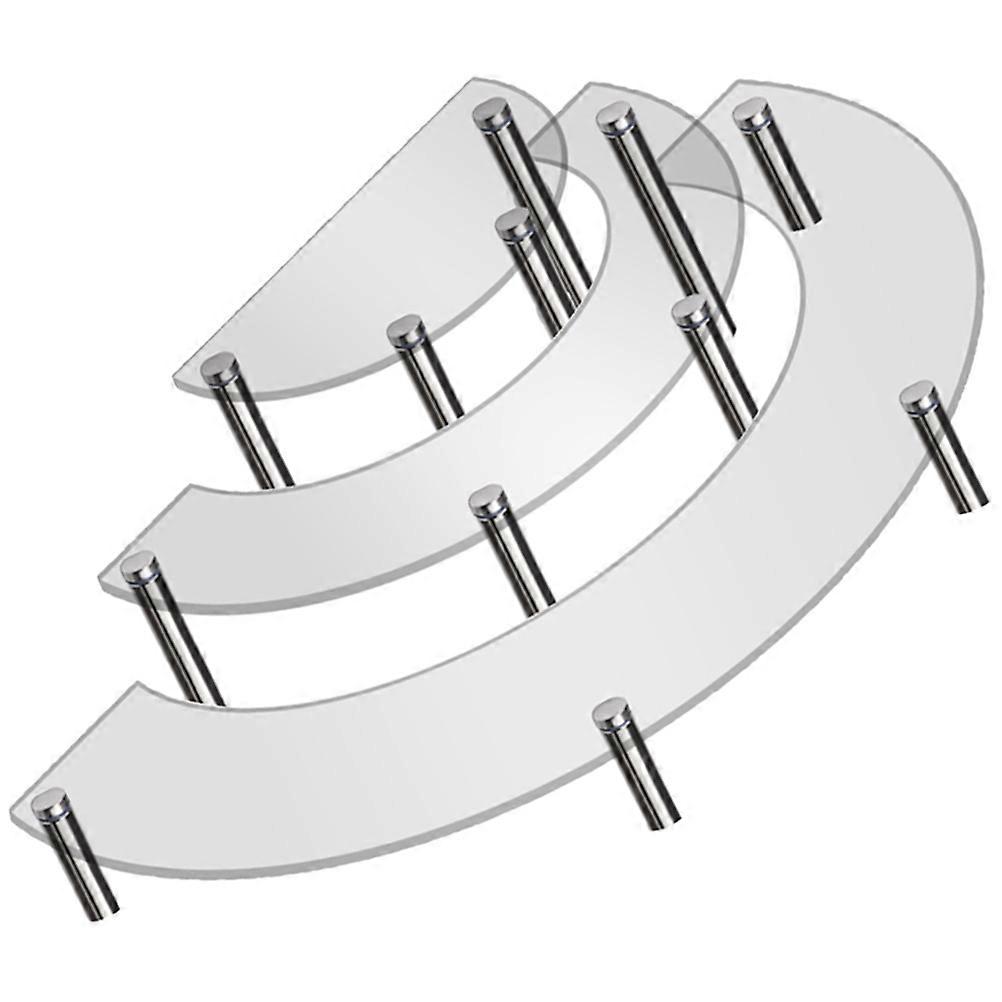 1 Set of Stackable Cake Stand Desktop Cake Display Tray for Party Desserts