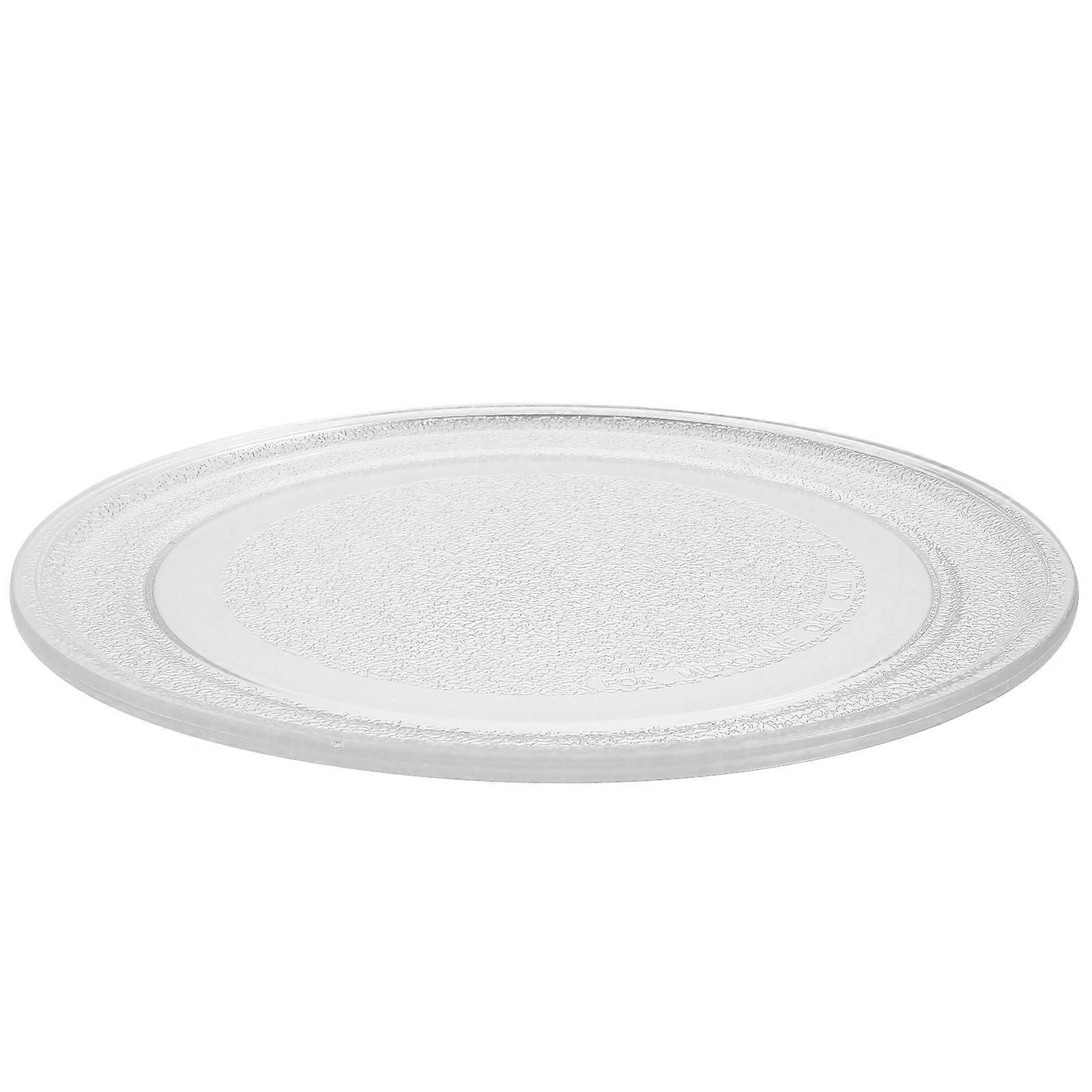 Microwave Accessories Glass Turntable Tray For Cooking 9.6×9.6×0.6in Easy to Clean Household Users 1Pcs