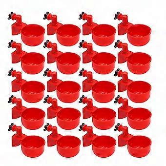 20pcs Automatische Geflügeltränke Bowls für Hühner Enten - No Spill Water Cups Feeder