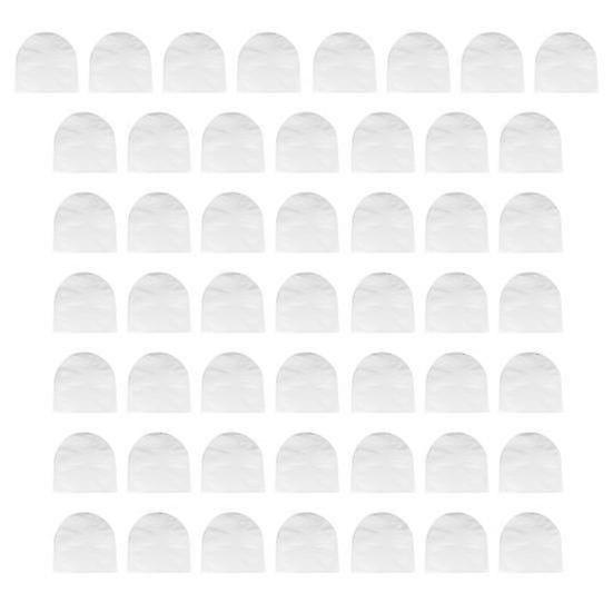 50Pcs Vinyl Record Inner Sleeves Dustproof Scratch-Resistant Anti-Static Plastic Round Bottom EP Protective