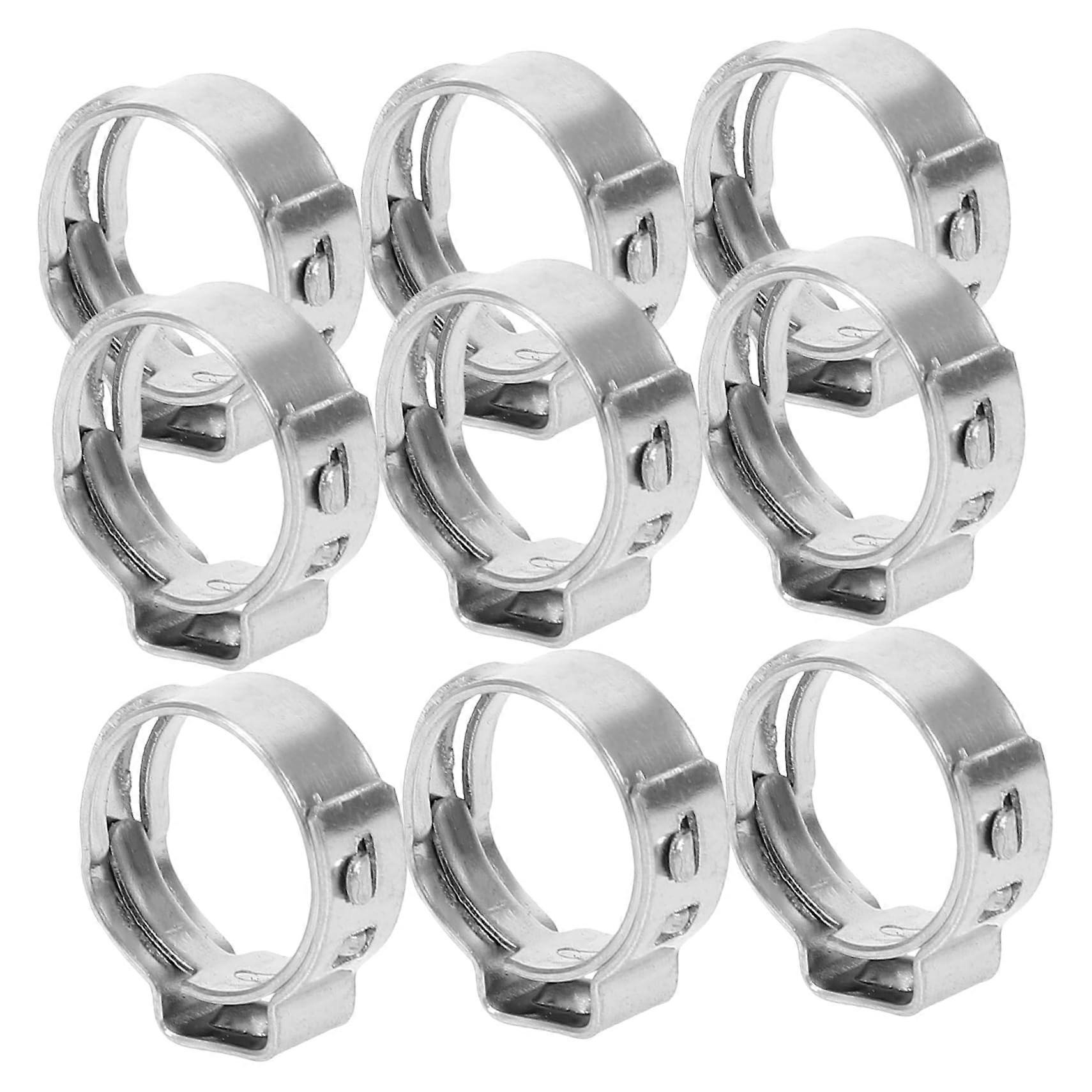 50 Pieces Cinch Clamps PEX Pipe Fittings Durable Crimp Rings for Pipe Connections Compatible with PEX Pipes Easy Installation