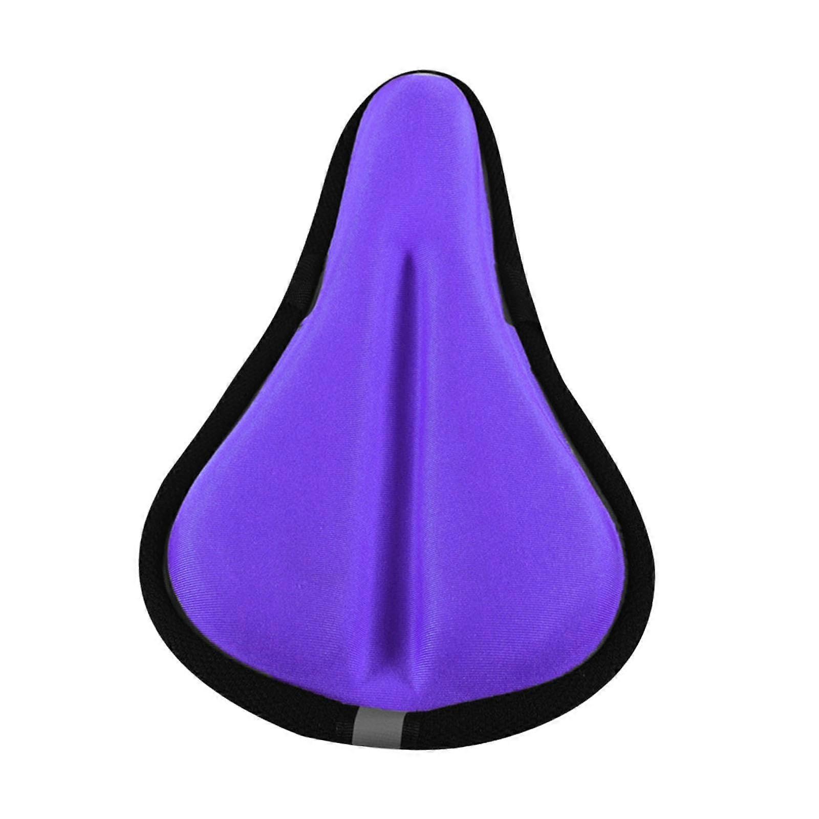 Child Bike Seat Cushion Cover with Reflective Strips, Non-Slip, Ergonomic Memory Foam, 15 x 22 cm