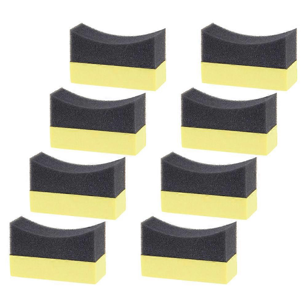 Auto Cleaning Sponge Car Owners Versatile Use Rectangular Shape Multi Color 3.93X2.75X1.57in 8Pcs