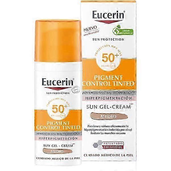 Sunscreen - EUCERIN - Pigment Control SPF50+ - Medium shade - 50 ml - Non-comedogenic