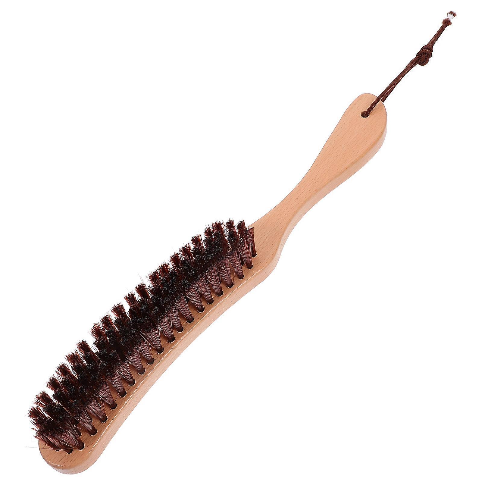 Wooden Handle Lint Dust Brush for Clothes and Furniture Cleaning – Versatile Household Tool with Sophisticated Design for Effortless Dust Removal