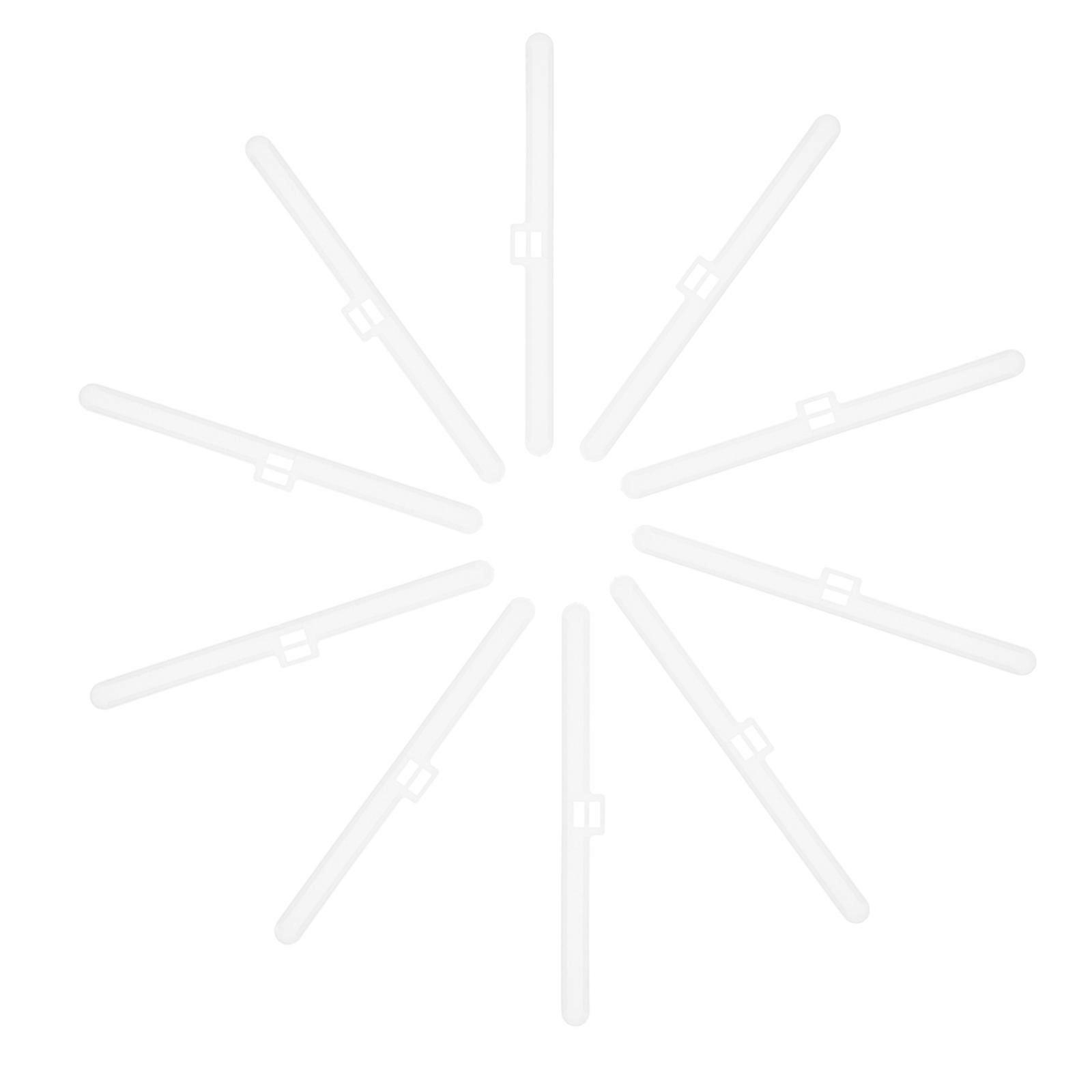 Vertical Blind Slat Holders for Curtain Made of Plastic White Color Suitable for Various Rooms 20 Pieces