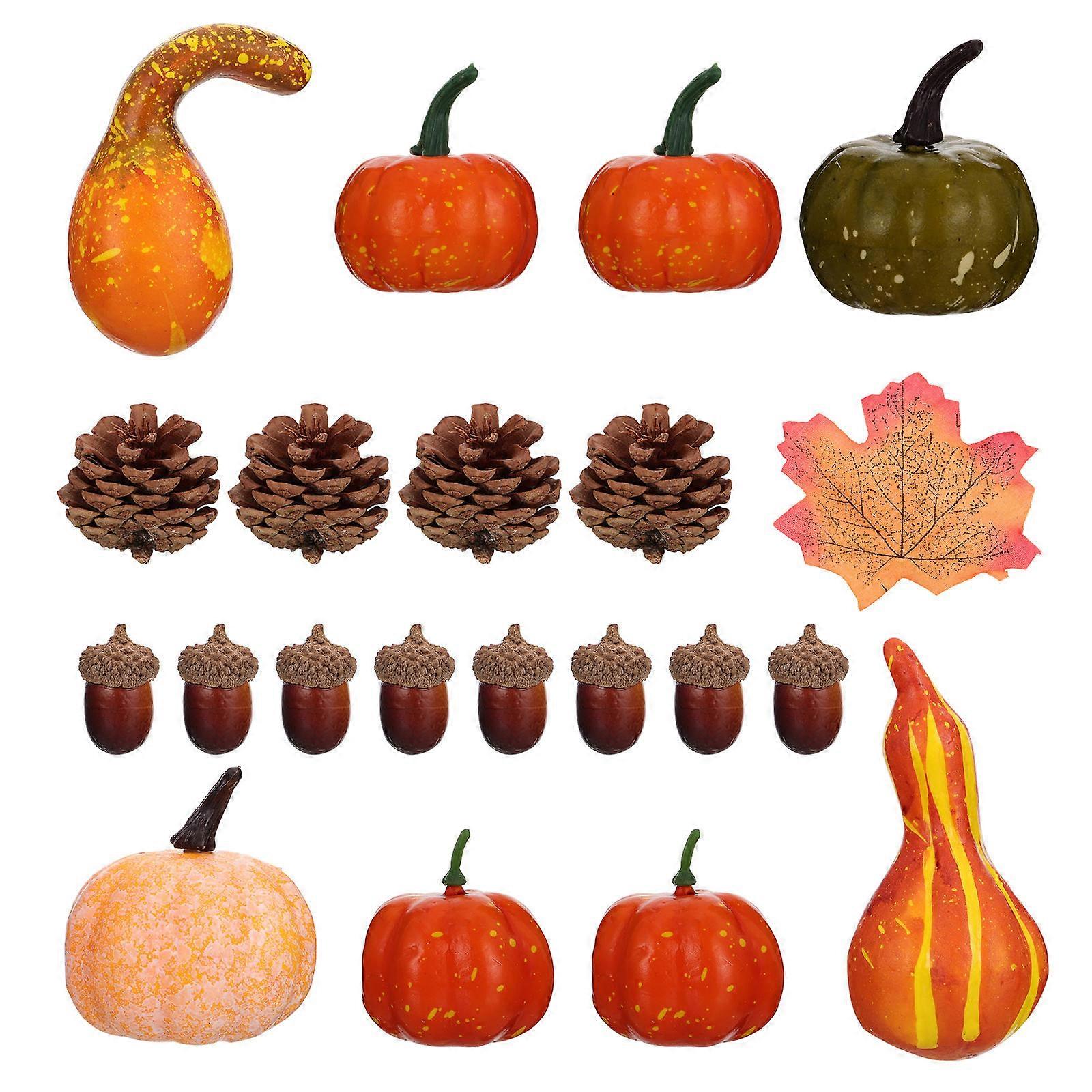 Mini Pumpkins Fake 128Pack Halloween Pumpkin Adornment Indoor Outdoor Use With Foam And Wood Material