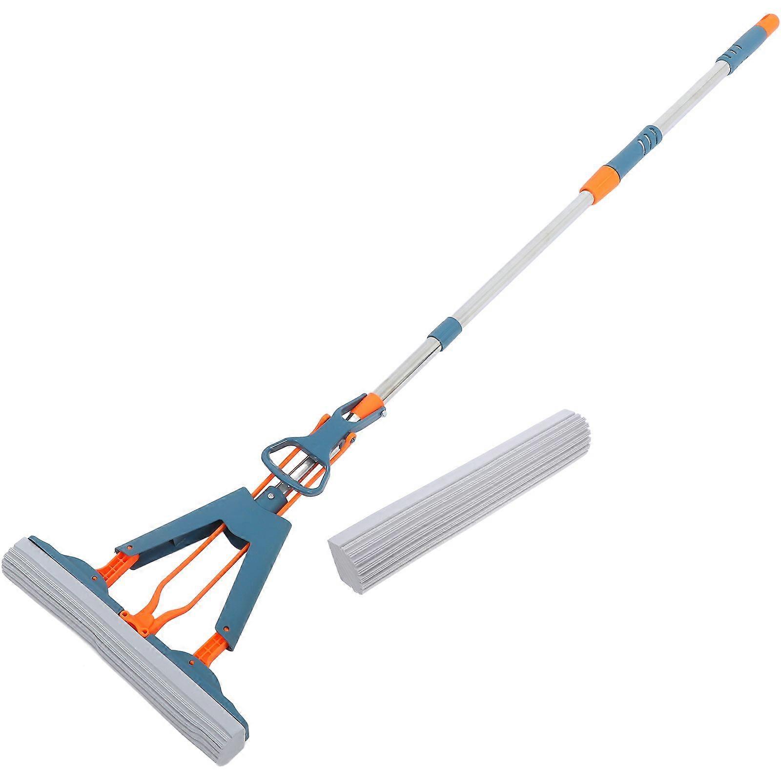 1 Set Household Dual Folding Remover Wet and Dry Lazy Mop for Home