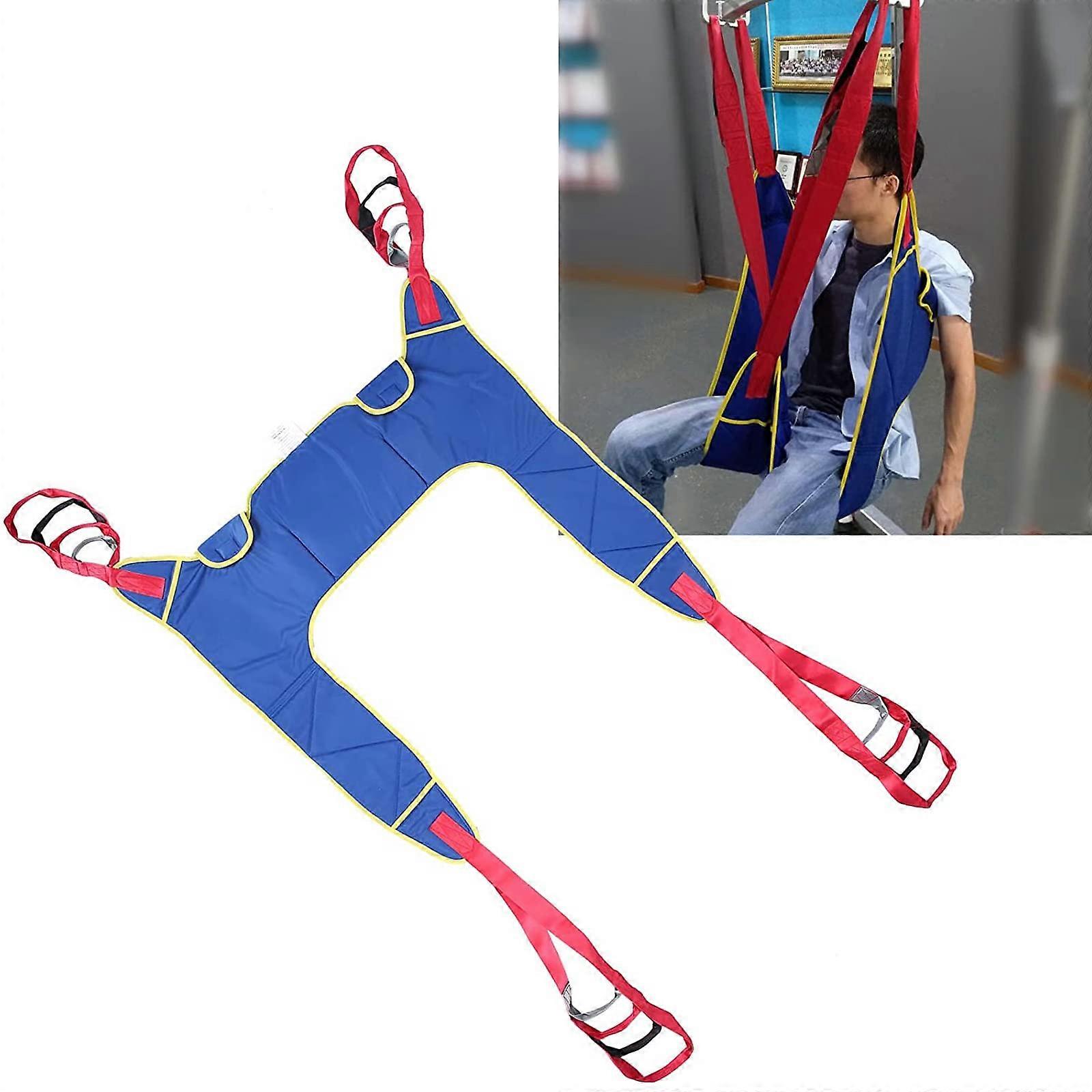 Professional Transfer Belt for Seated Patients in Age, Lifting Sling with Split Legs and Headrest, Rehabilitation Aids for the Elderly, Reusable