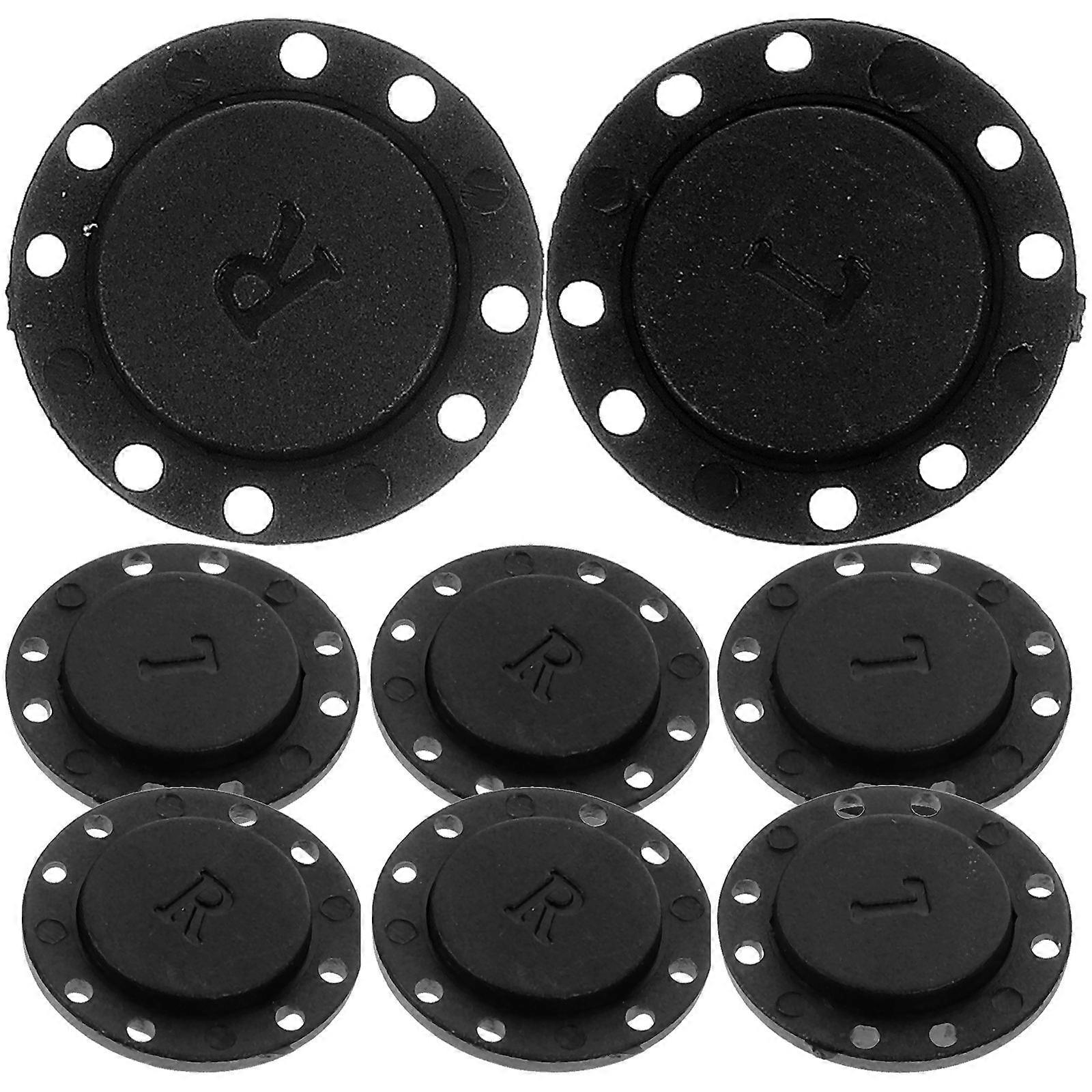 Clothing Magnetic Buttons 4 Pair For Adults Designed For Sewing And Knitting Activities In Black Color