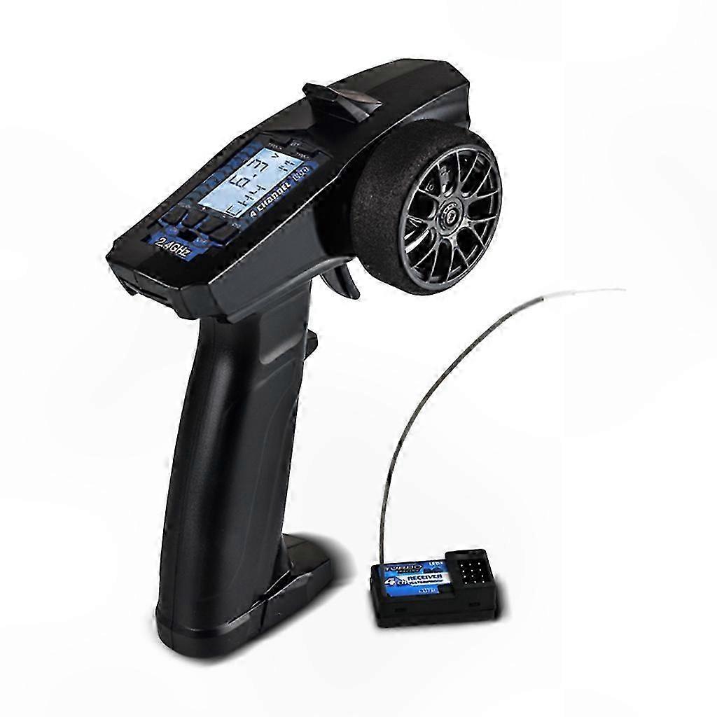 4CH RC Controller Transmitter Wheel Handle LCD Display Wireless Control System Upgrade Toy Spare Part Model Boat Accs