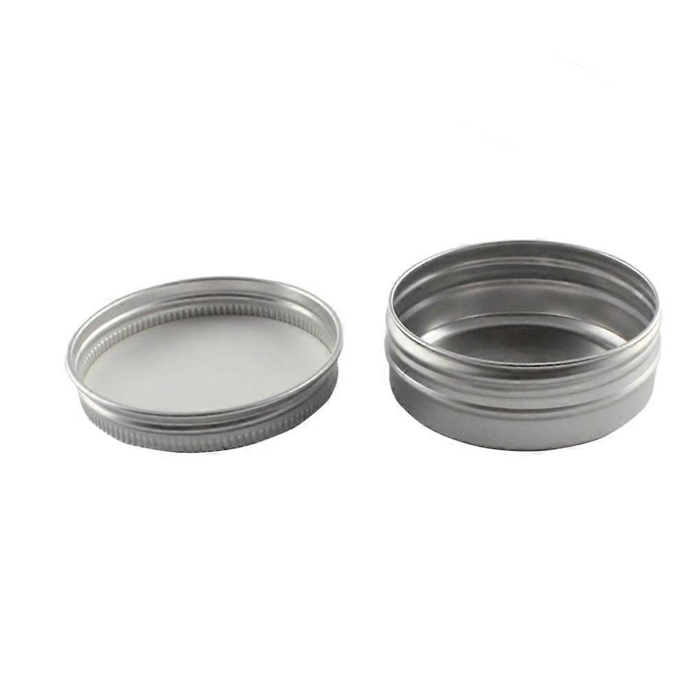 10Pcs Mini Aluminium Cosmetic Container With Screw Lid For Beauty Enthusiasts Travel Bottles Lightweight Secure Closure