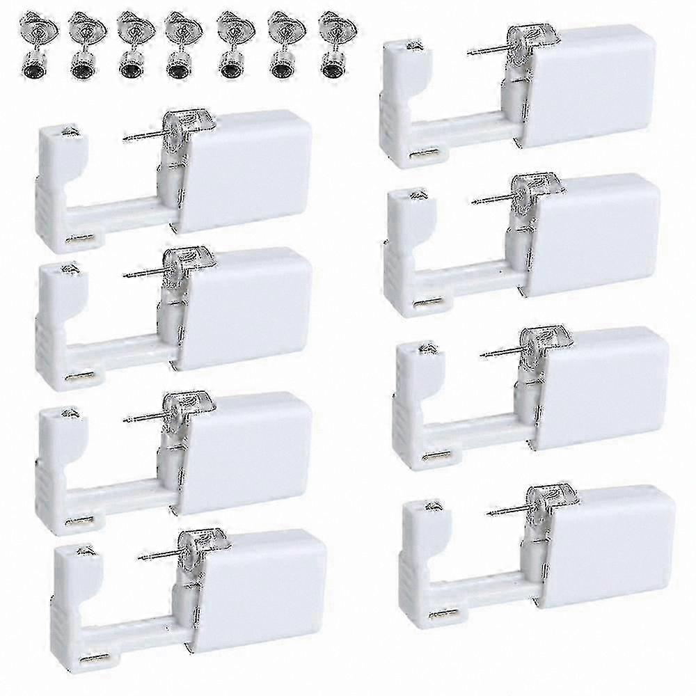 8-Piece Ear Piercing Kit with Studs for Safe and Hygienic Use at Home