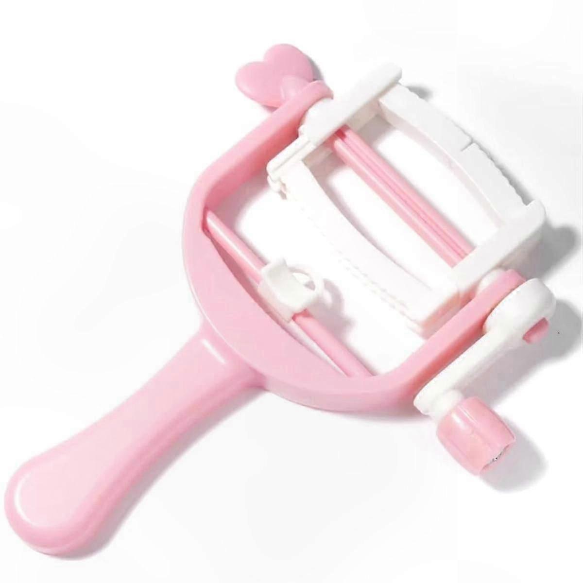 DIY Yarn Winder Tool with Thread Cutter for Crafting Pom Poms and Crochet Projects