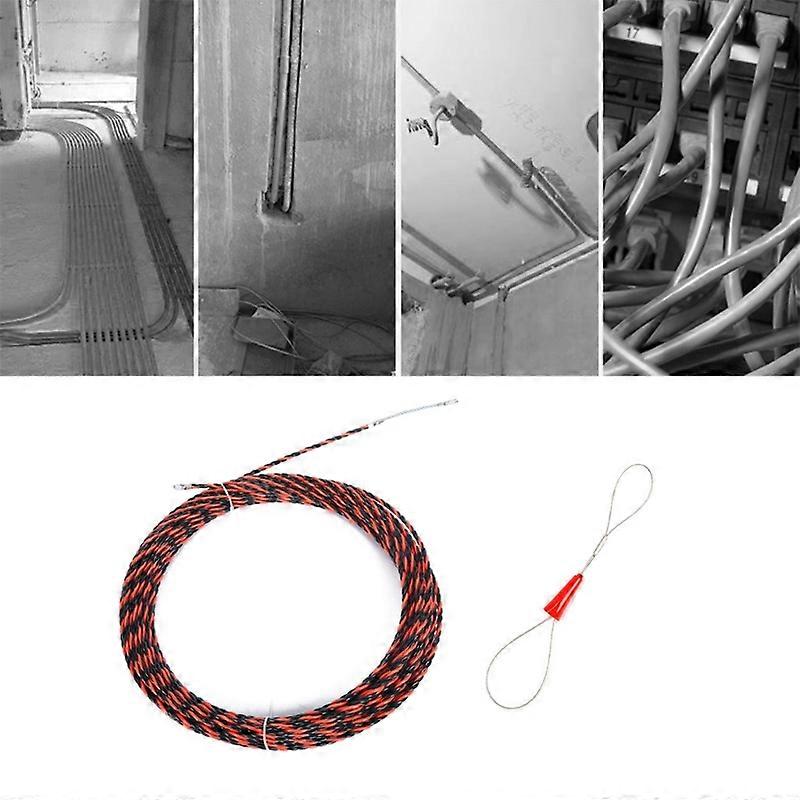 Fiberglass Electrical Wire Puller Puller Electric Tool Tape Cord Hose Pusher Rodder Fish Cable Puller