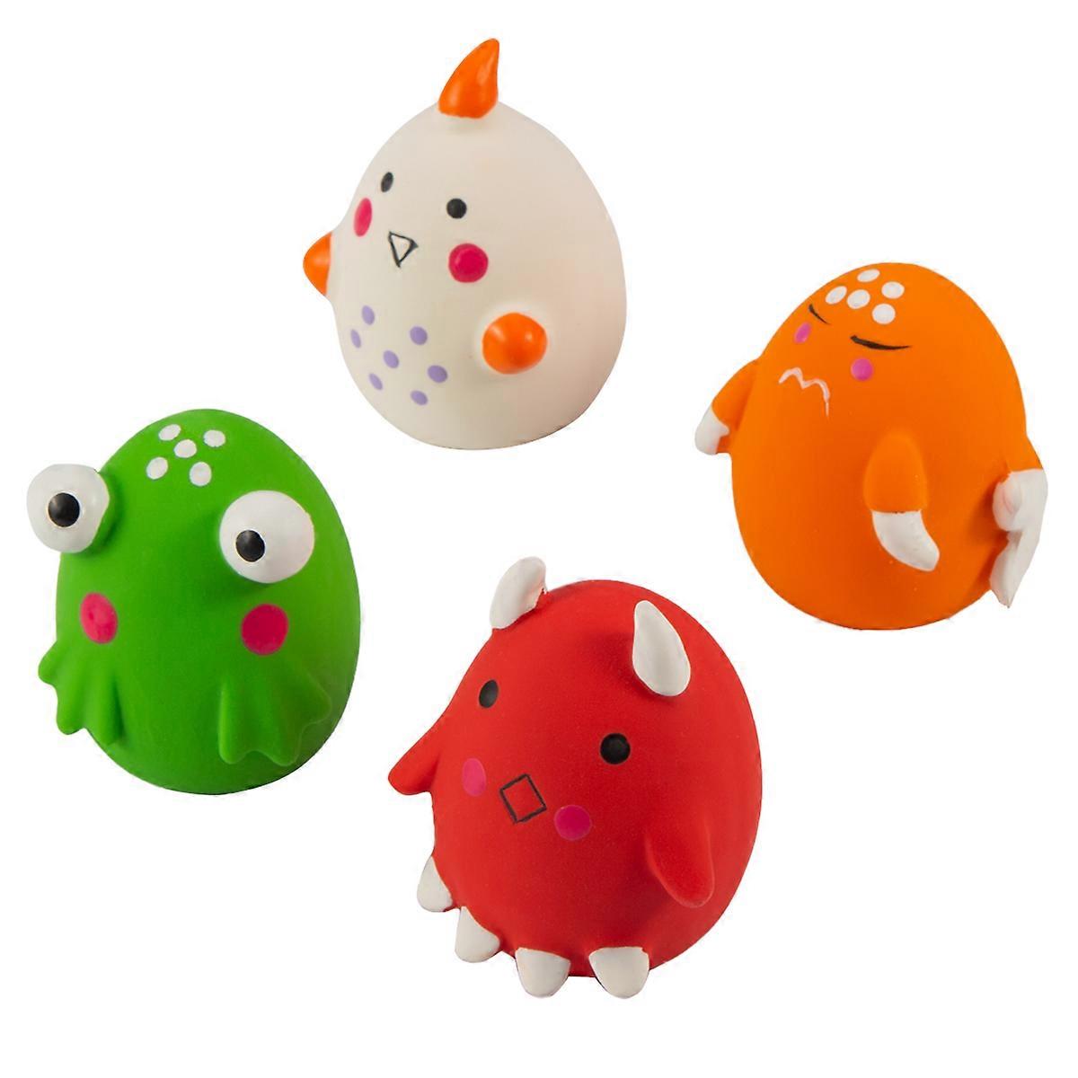4Pcs Dog Toy S Latex Squeaky Toy Squeaky Sound Play Toys Pet Pet Shape Dog Puppy Toy Dog Toy