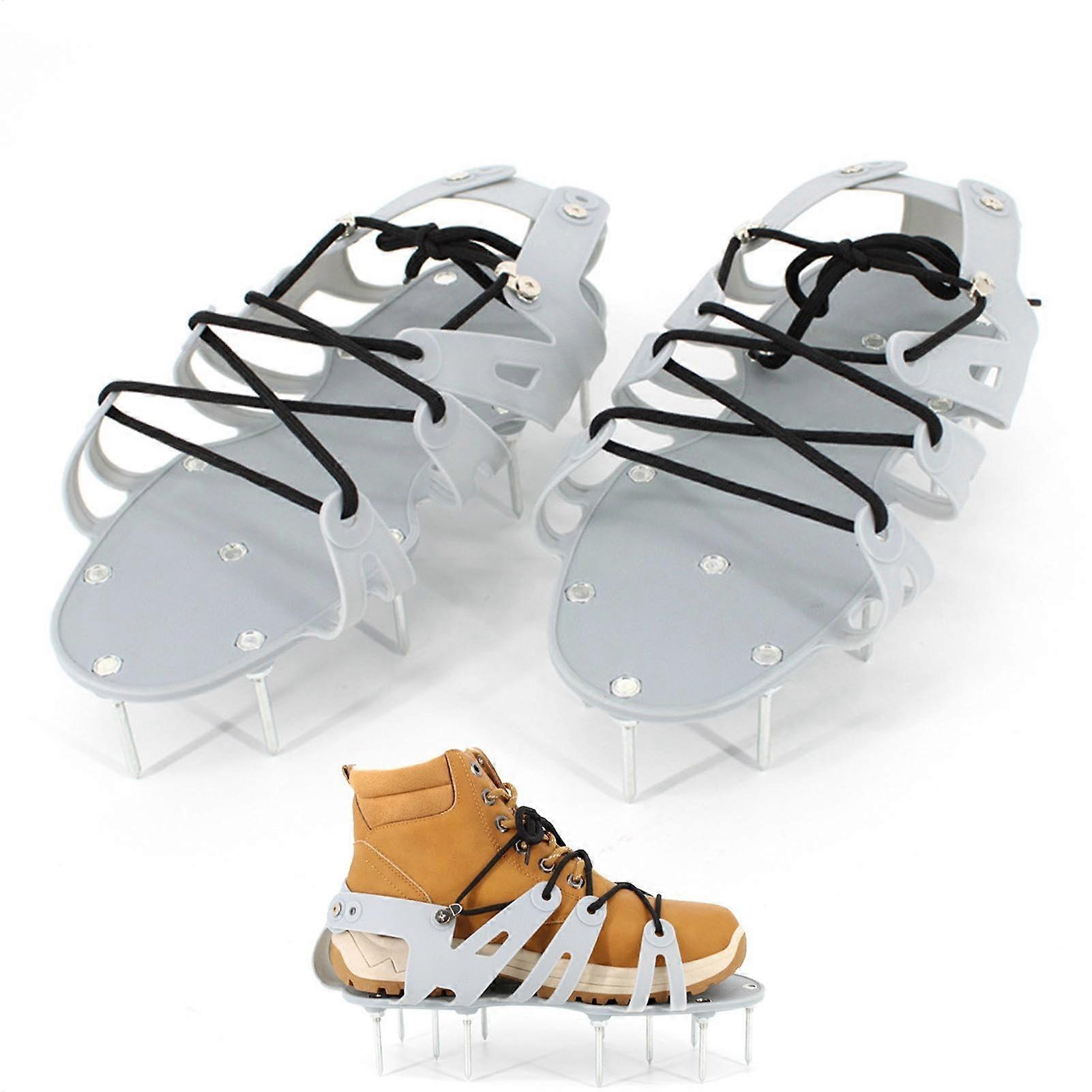 Lawn aerator spike shoes easy to use